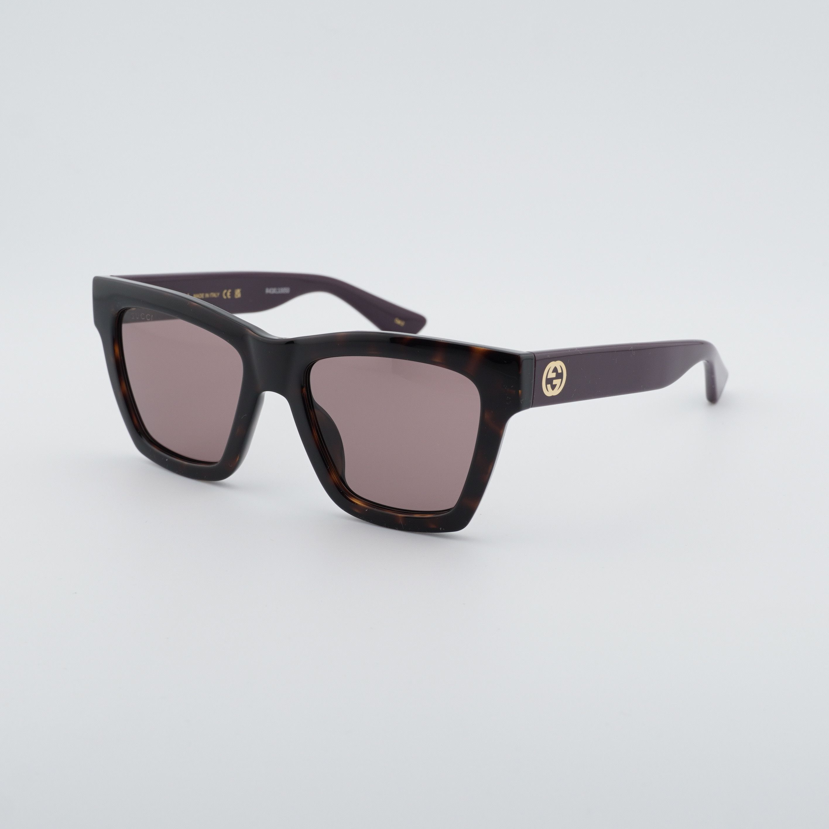 Gucci Gucci GG1714S 007 Sunglasses Havana Square Frame Size ONE SIZE - 8 Thumbnail