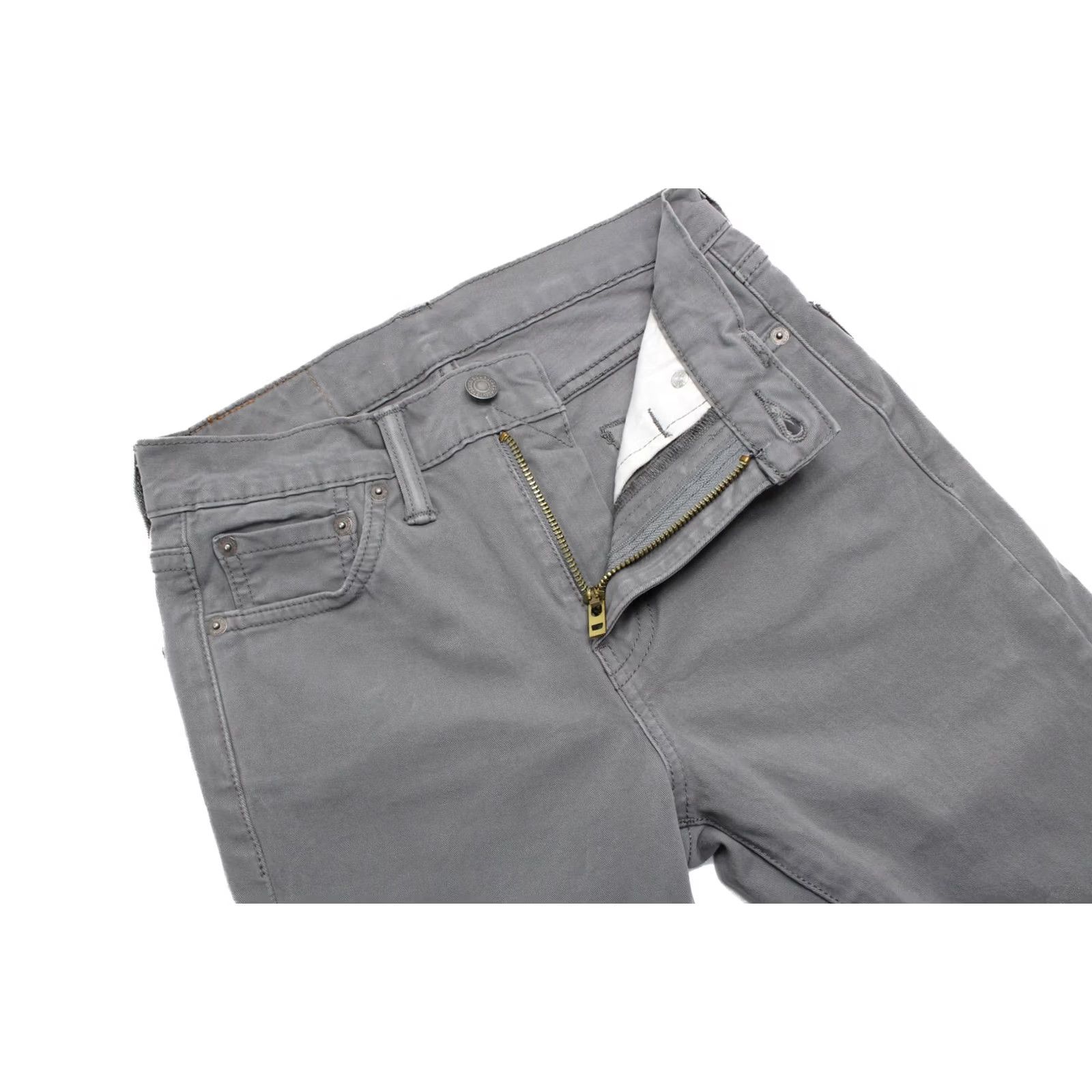 Levi's Levi's 510 Trousers Men W27/L30 Stretch Zipper Fly Grey Skinny Pockets Ohio? (Note: content provided does not include Ohio; returning optimized title) Size US 27 - 4 Thumbnail