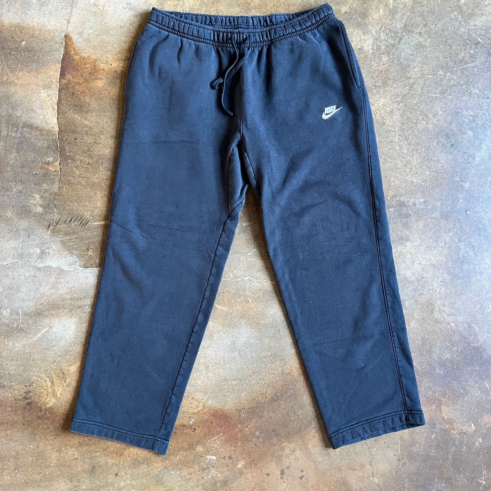 Nike VTG 80s Nike Blue Label Men's Black Sweatpants XL Size US 36 / EU 52 - 2 Thumbnail