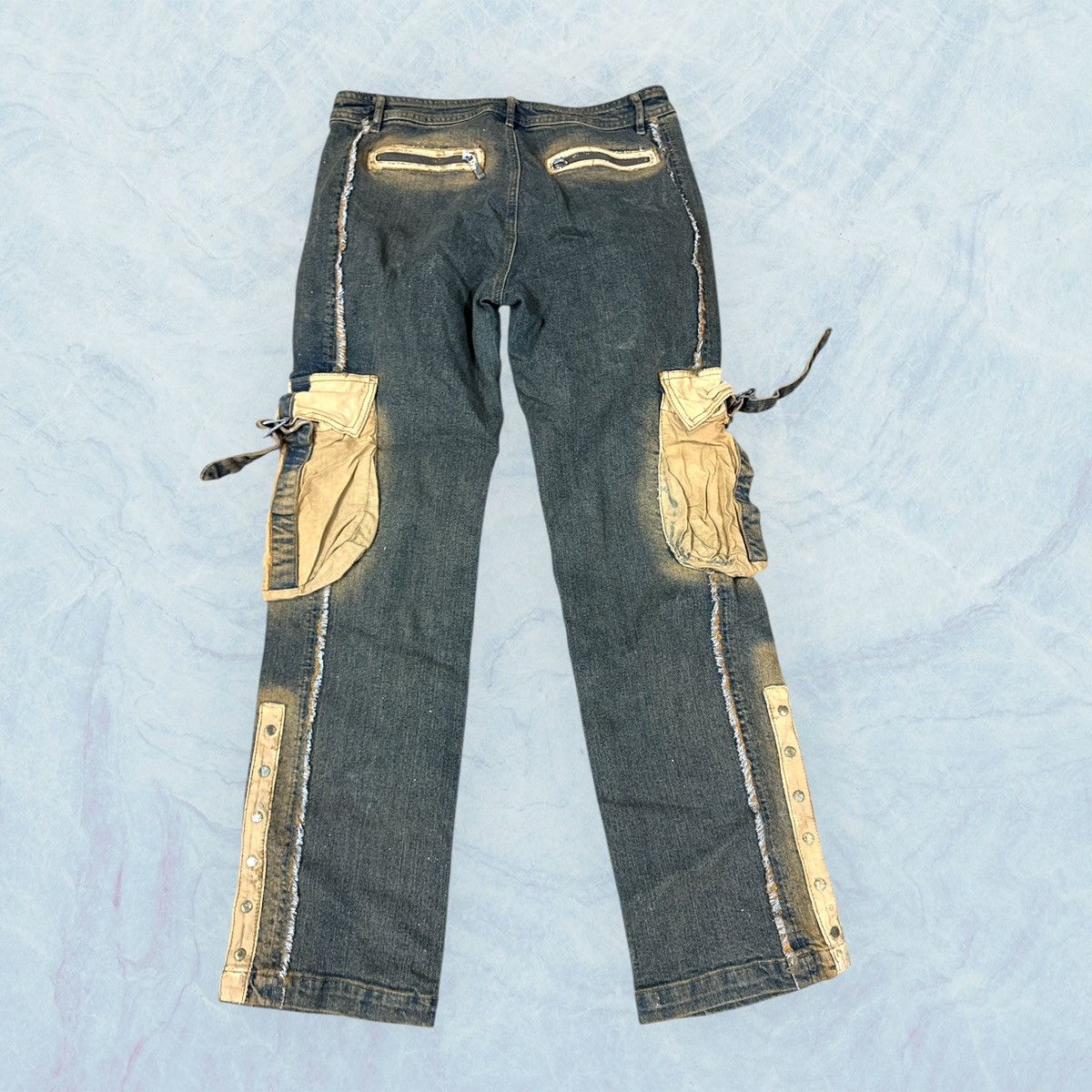 If Six Was Nine Japanese Brand Bondage jeans Size US 33 - 6 Thumbnail