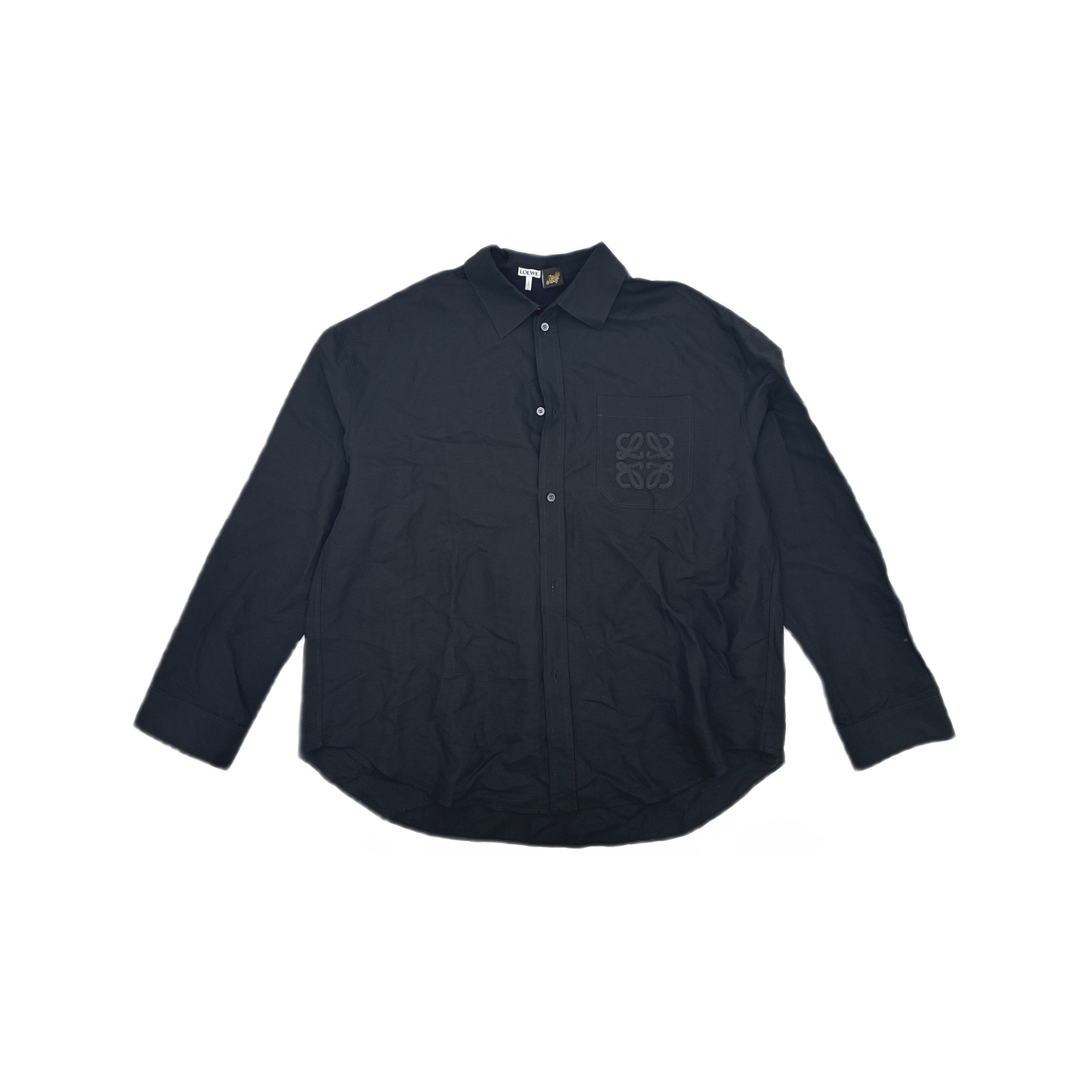 Loewe Loewe Paula's Ibiza Embroidered Logo Shirt Black Size L Size US L / EU 52-54 / 3 - 1 Thumbnail