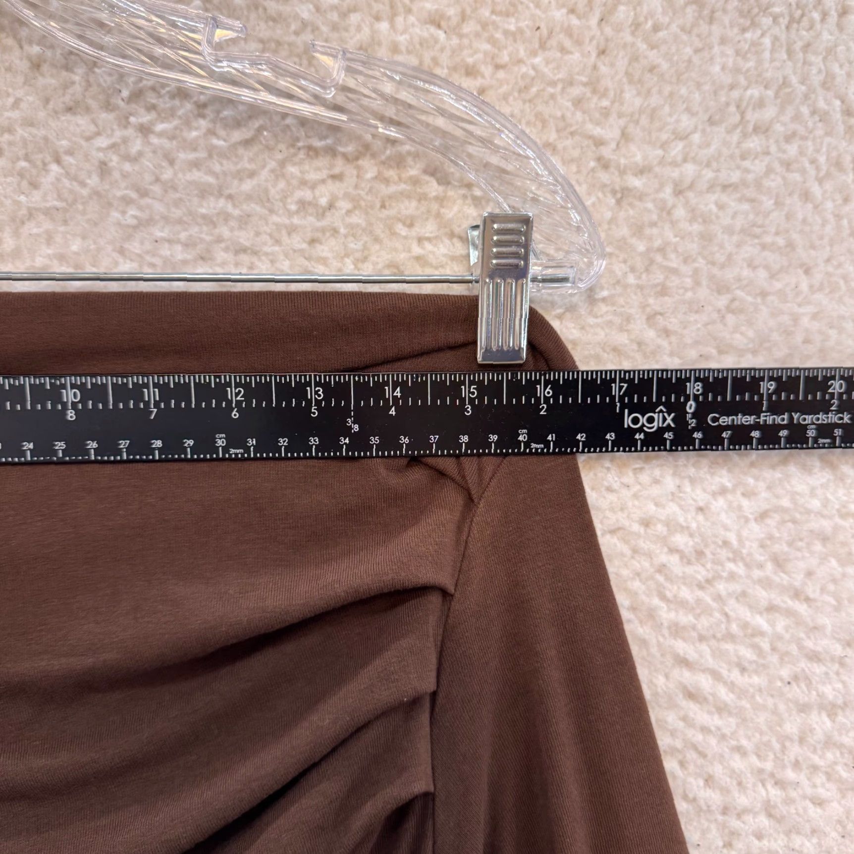 Vintage VINTAGE Y2K Off Shoulder Top XL Brown Ruched Boho Fairy Grunge Whimsigoth Shirt XL Brown Boho Fairy Grunge Whimsigoth Mens Womens Girls Boys Size XL / US 12-14 / IT 48-50 - 4 Thumbnail