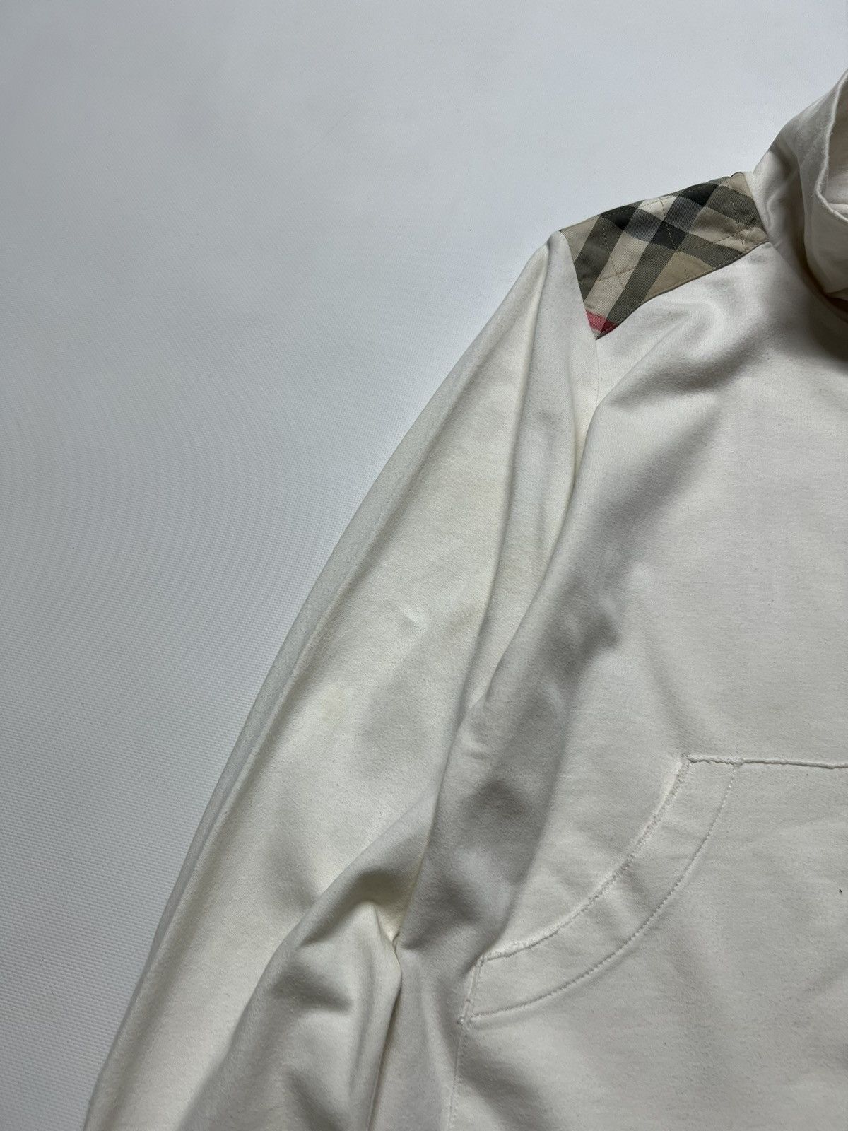 Burberry × Vintage Vintage Y2k Burberry London 🤍 Nova Check Zip Sweatshirt 00’s Size M / US 6-8 / IT 42-44 - 7 Thumbnail