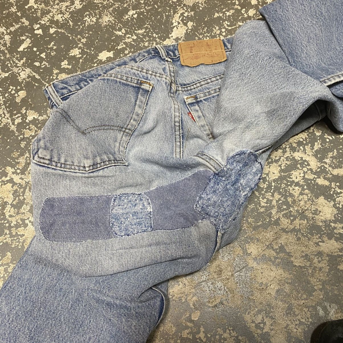 Levi's × Vintage Vintage Levi’s 505 Straight Fit Blue Denim Jeans USA 80s Size US 32 / EU 48 - 7 Thumbnail