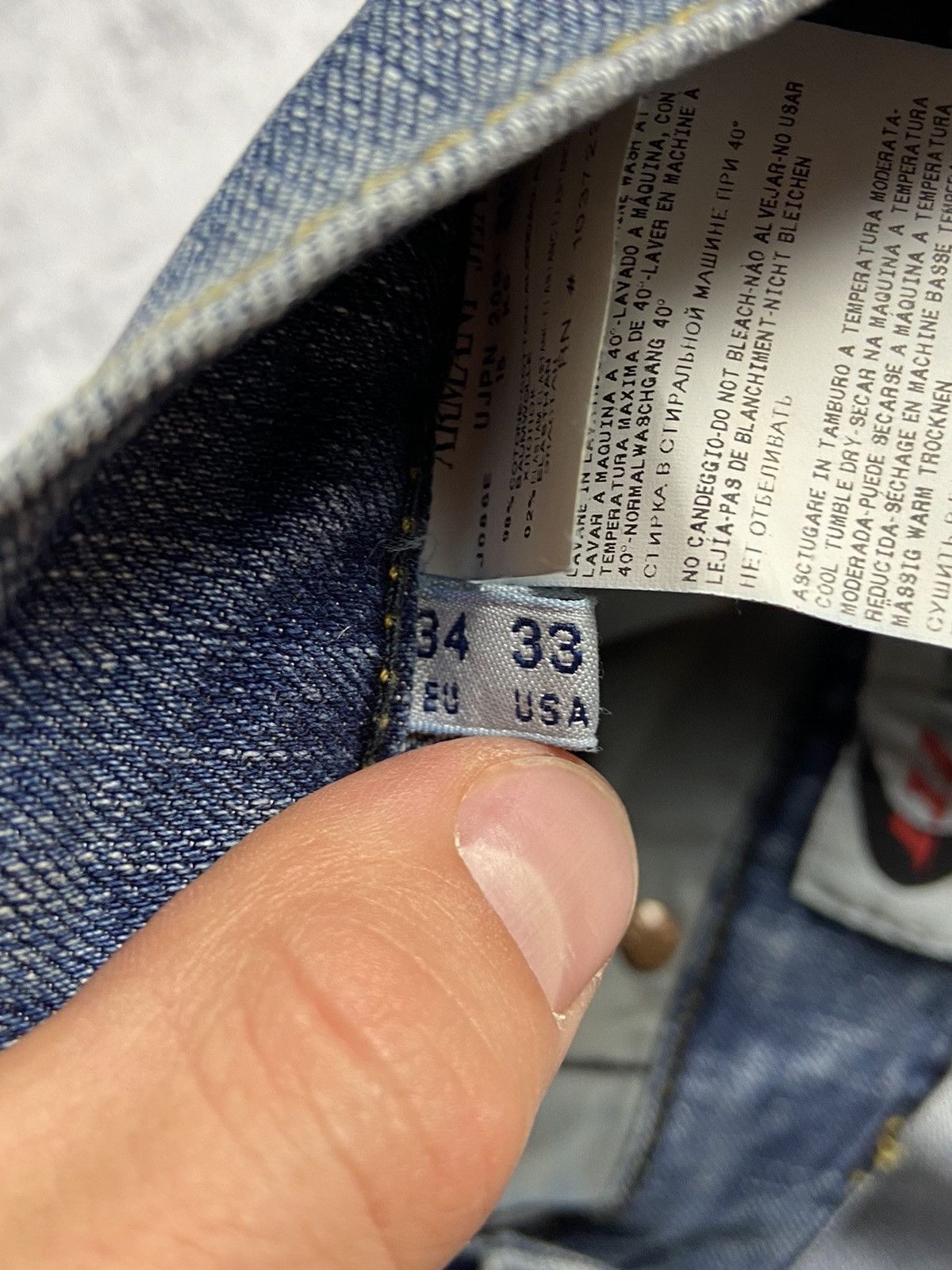Other RARE Armani Jeans Y2K Vintage Baggy Dirty Distressed Pants Size US 33 - 22 Thumbnail