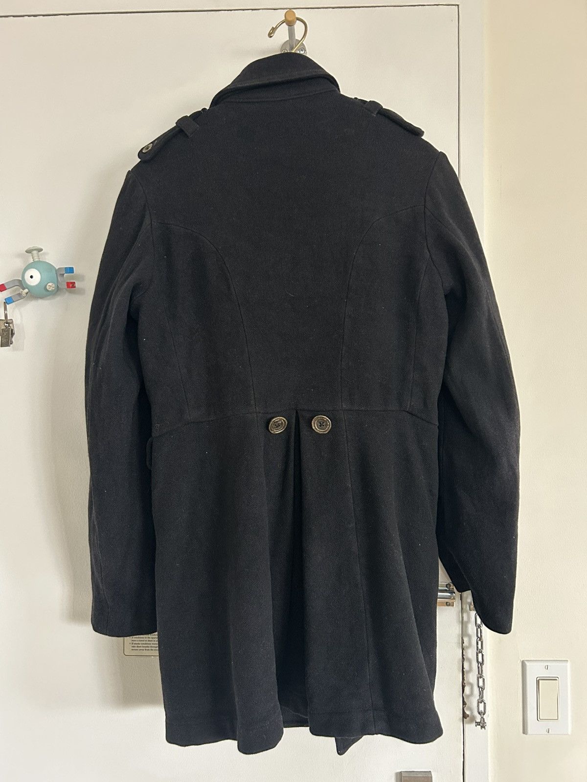 Share Spirit Homme Blackmeans Pea Coat Size US L / EU 52-54 / 3 - 2 Thumbnail