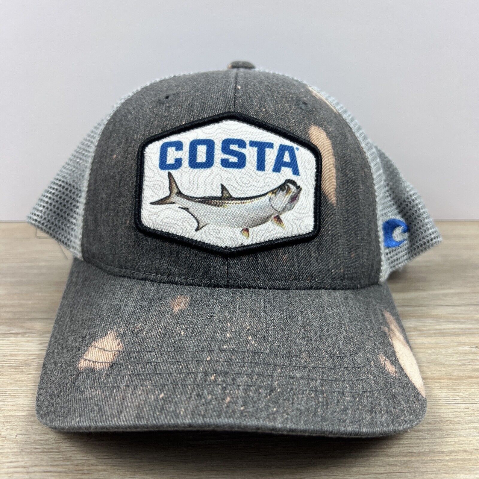Other Costa Snapback Hat Gray Adjustable Hat Adult Fit Gray Hat Size ONE SIZE - 8 Thumbnail
