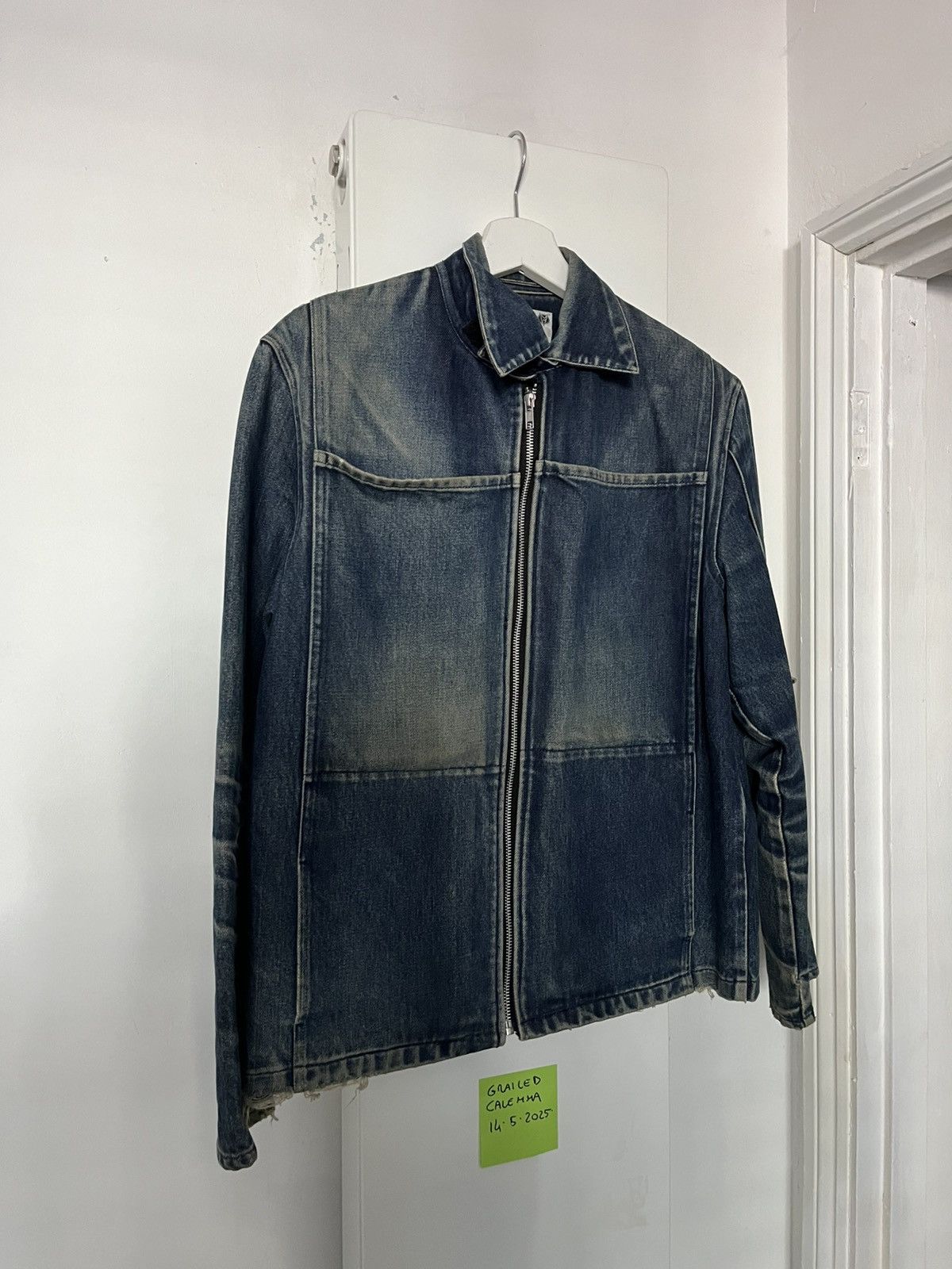 レア90's VEXED GENERATION デニムジャケット　S USED】90's VEXED GENERATION RESISTANCE DENIM JA
