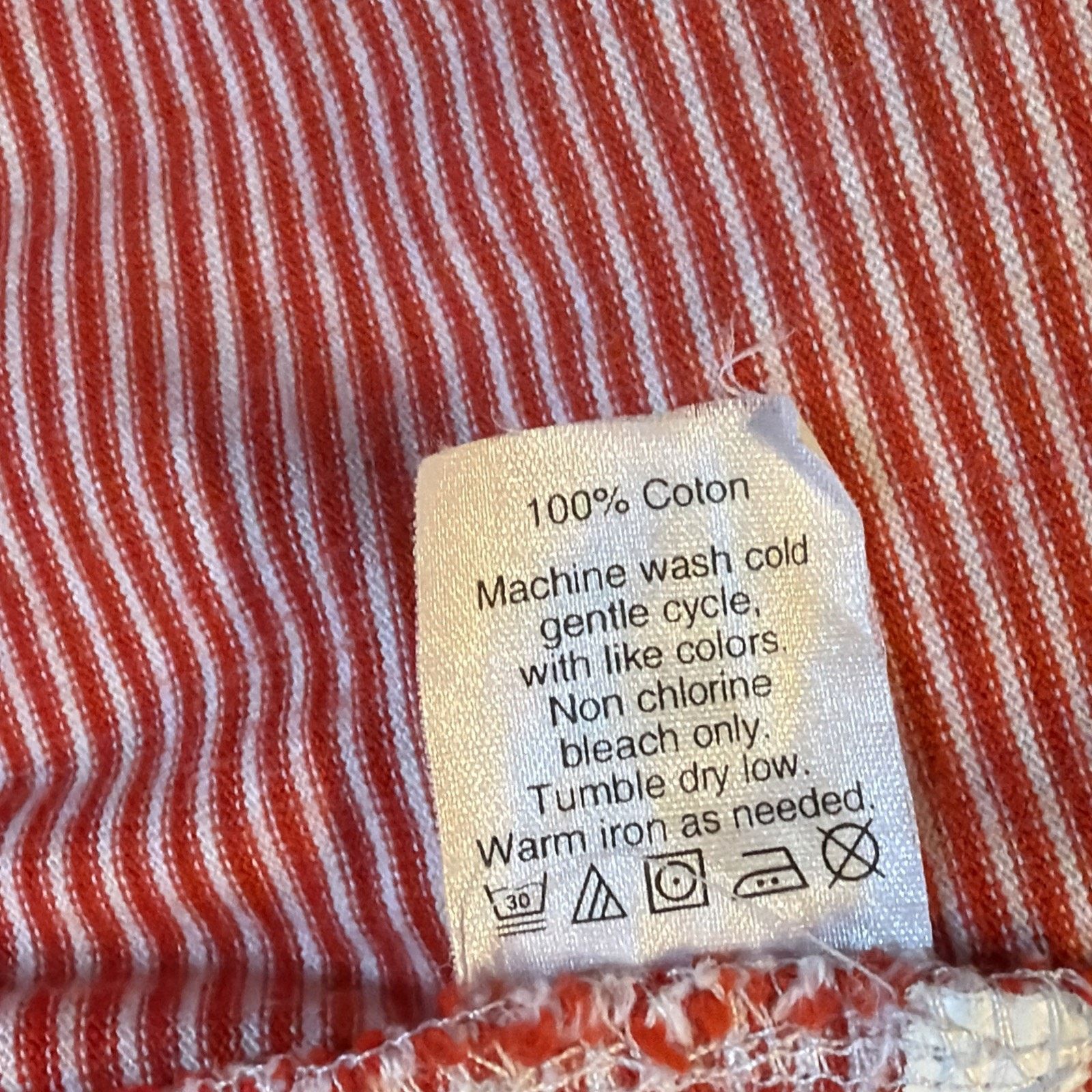 J.Crew J.Crew size M Top RED WHITE Micro Stripe Bell Sleeves Size M / US 6-8 / IT 42-44 - 11 Thumbnail