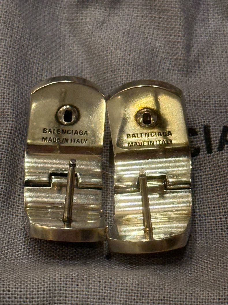 Balenciaga Balenciaga U-shaped logo letter earrings Size ONE SIZE - 4 Thumbnail