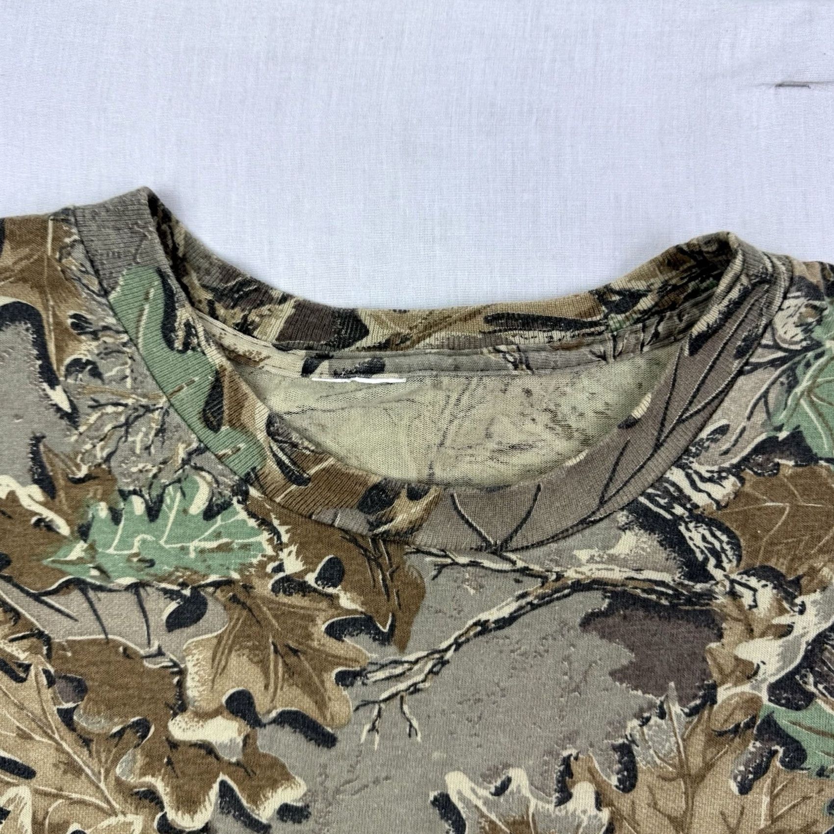 Walls VINTAGE Walls Camp Pocket T Shirt Adult XL Green Camouflage Hipster 90s Outdoor Nature Shirt Mens Size US XL / EU 56 / 4 - 4 Thumbnail
