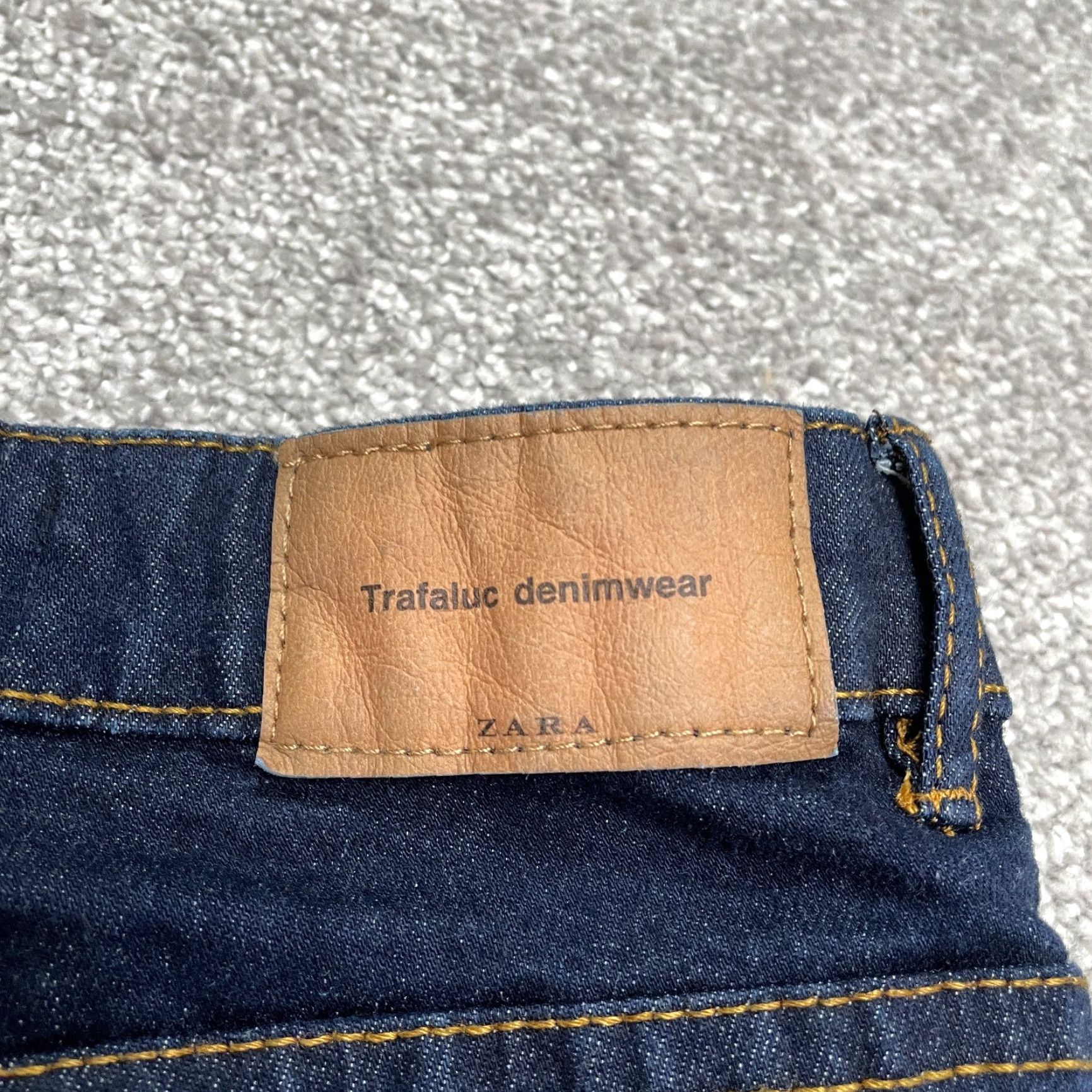 Zara VINTAGE Zara Skinny Denim Jeans Womens 2 Blue Dark Wash Mid Rise Casual 26in Inseam Size 26" / US 2 / IT 38 - 5 Thumbnail