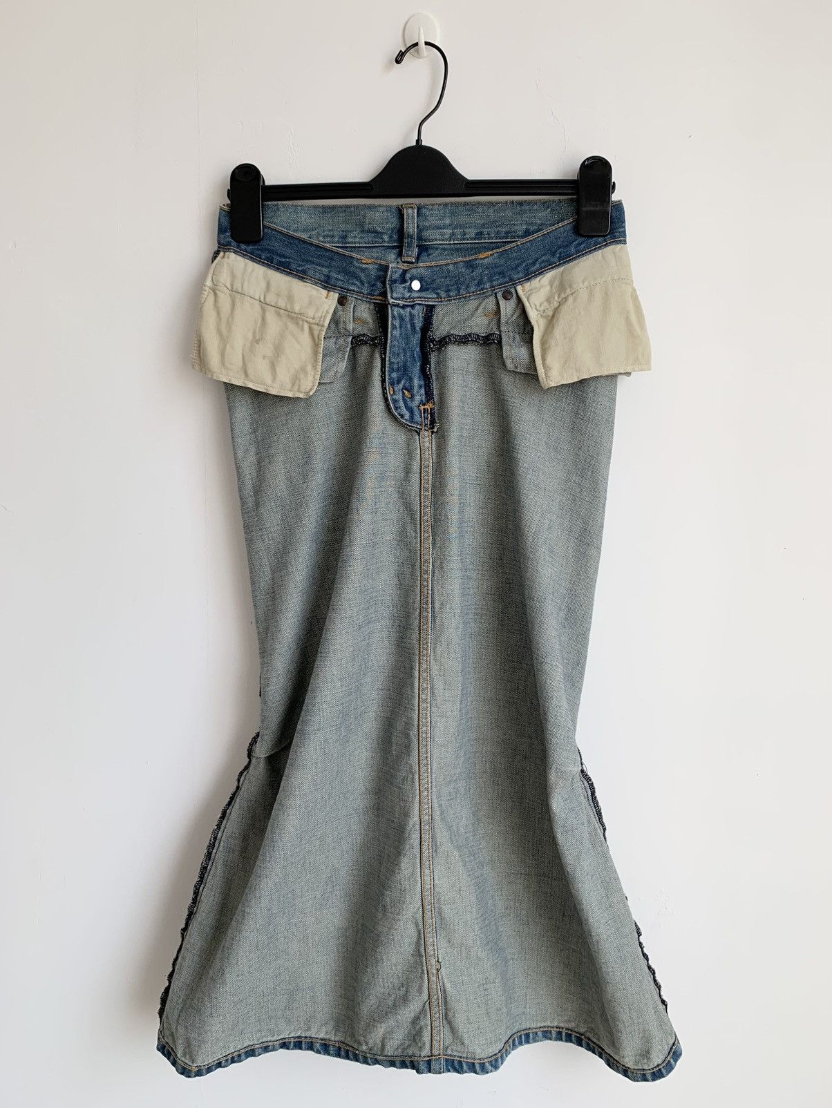 Comme des Garcons FW04 Junya Watanabe x Comme des Garcons Reconstructed Skirt Size 29" - 15 Thumbnail