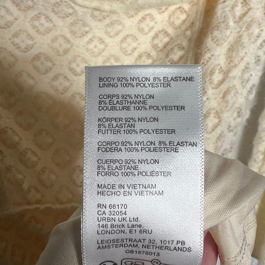 Other Yaya Asymmetrical Off-The-Shoulder Lace Midi Dress Long Sl Size S / US 4 / IT 40 - 11 Thumbnail