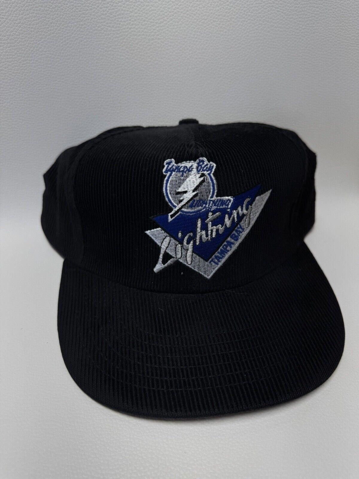 NHL × Vintage Rare Vintage NHL Tampa Bay Lightning Corduroy SnapBack Hat Size ONE SIZE - 2 Thumbnail