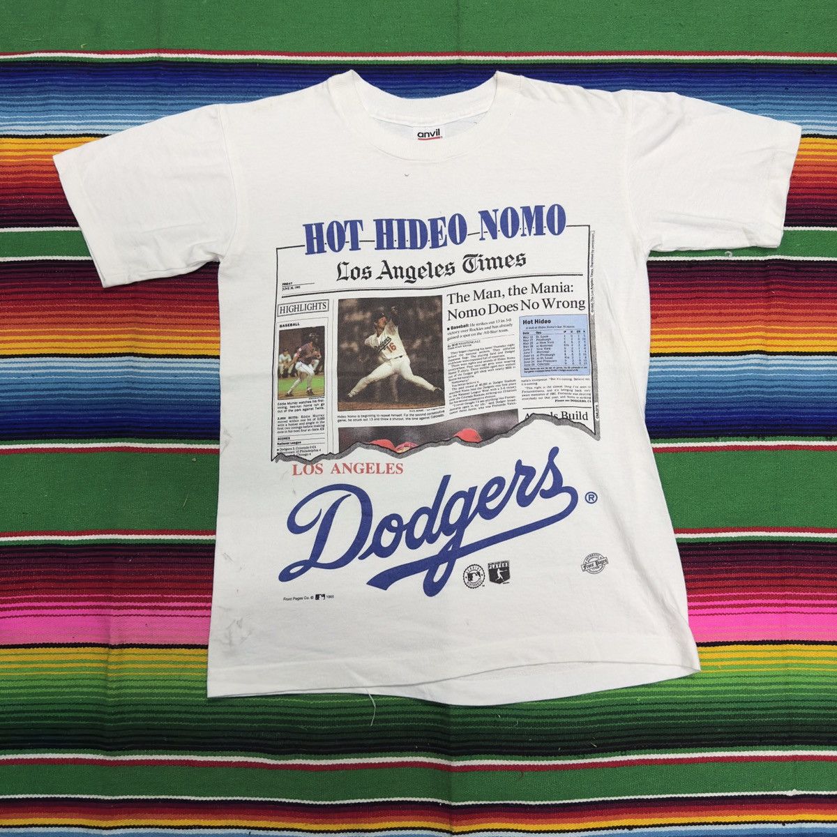 Vintage Vintage 1995s Dodgers newspaper Los Angeles 🔥💥 Size US S / EU 44-46 / 1 - 1 Thumbnail