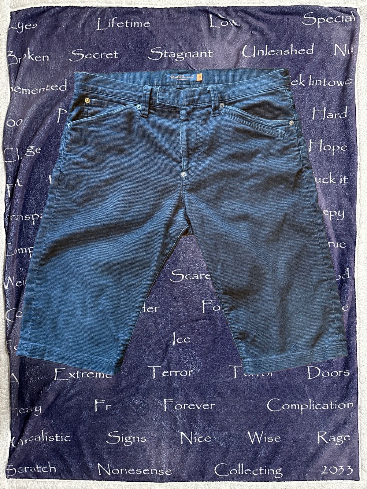 Undercover Undercover 2007 "Purple" Corduroy Shorts Size US 32 / EU 48 - 1 Thumbnail