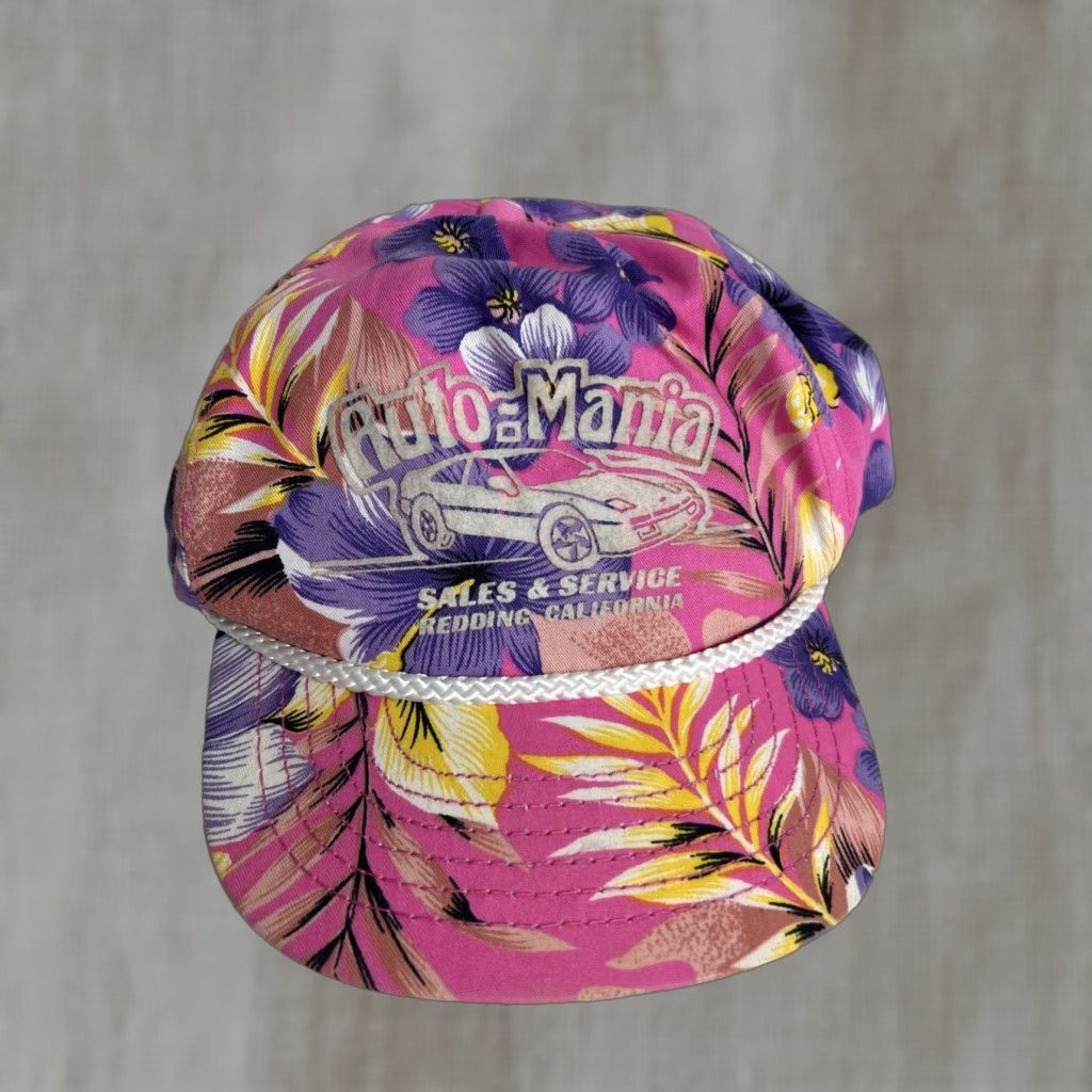 Pinko Vintage San Sun Snapback Hat Floral Pink Hawaiian Men's One Size User: Vintage San Sun Snapback Hat Floral Pink Hawaiian Men's One Size Size ONE SIZE - 1 Thumbnail