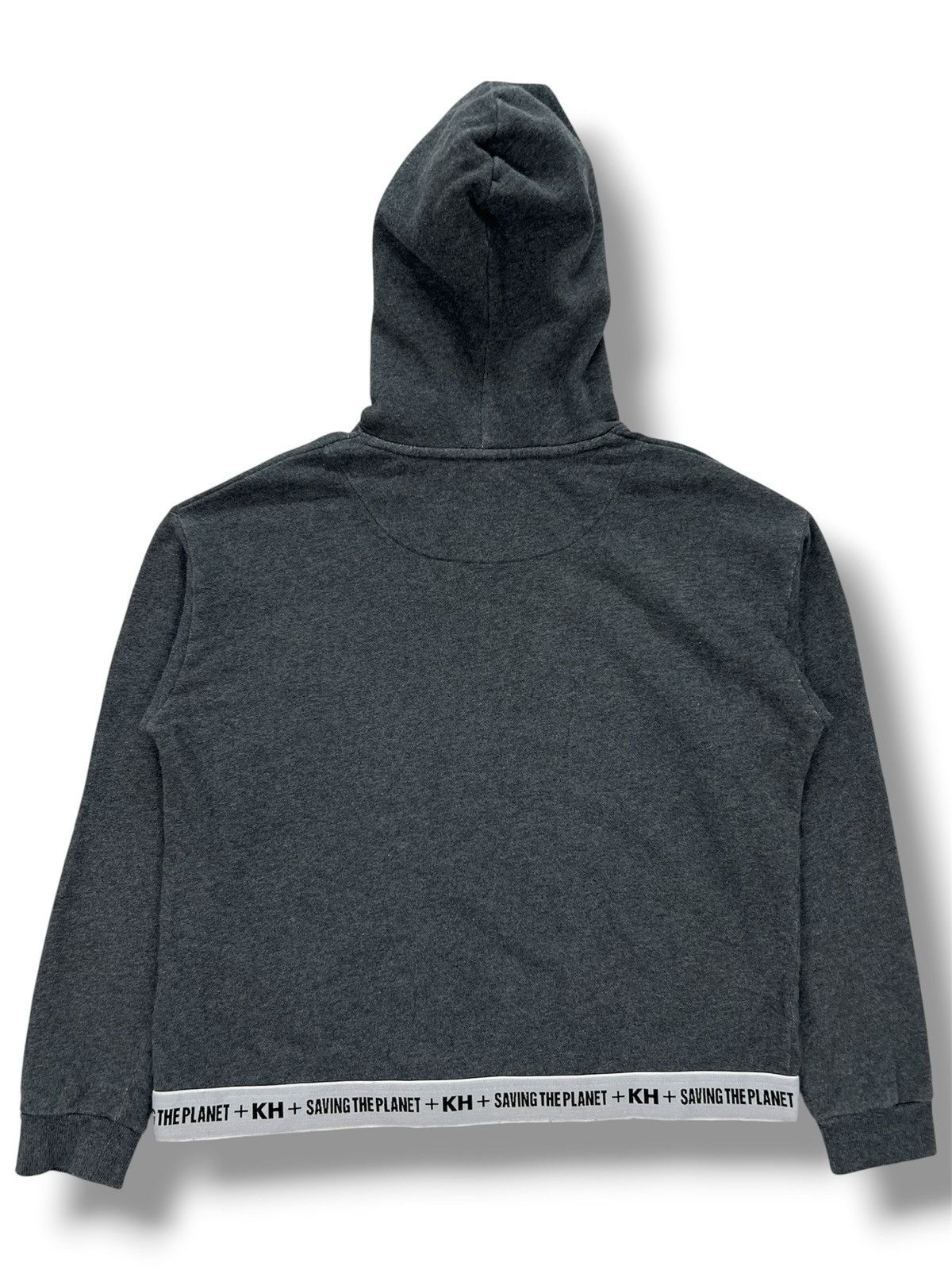Katharine Hamnett London Katharine Hamnett + Saving The Planet Crop Hoodie Size M / US 6-8 / IT 42-44 - 3 Thumbnail