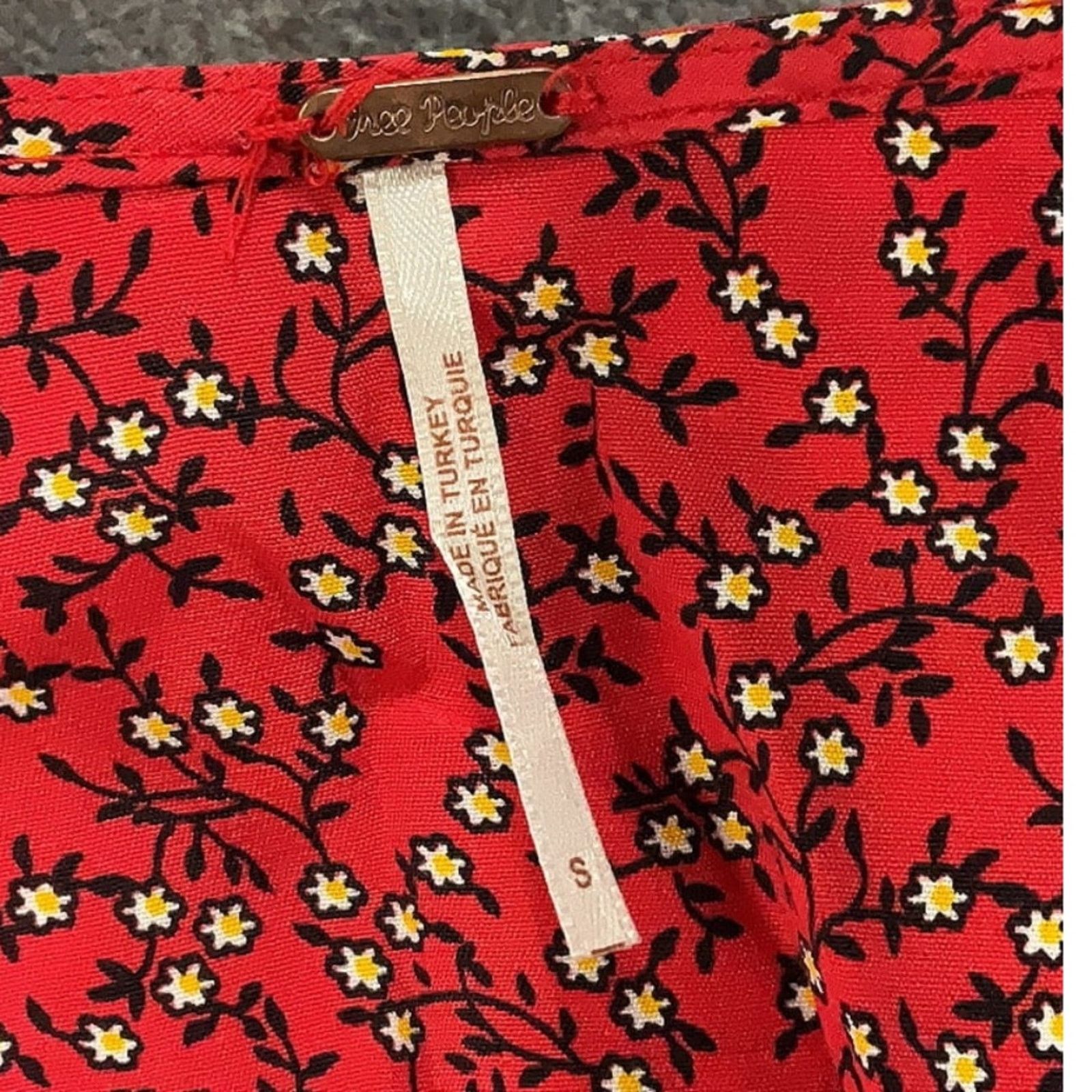 Free People Free People Scarlet Floral Dress Size S / US 4 / IT 40 - 4 Thumbnail