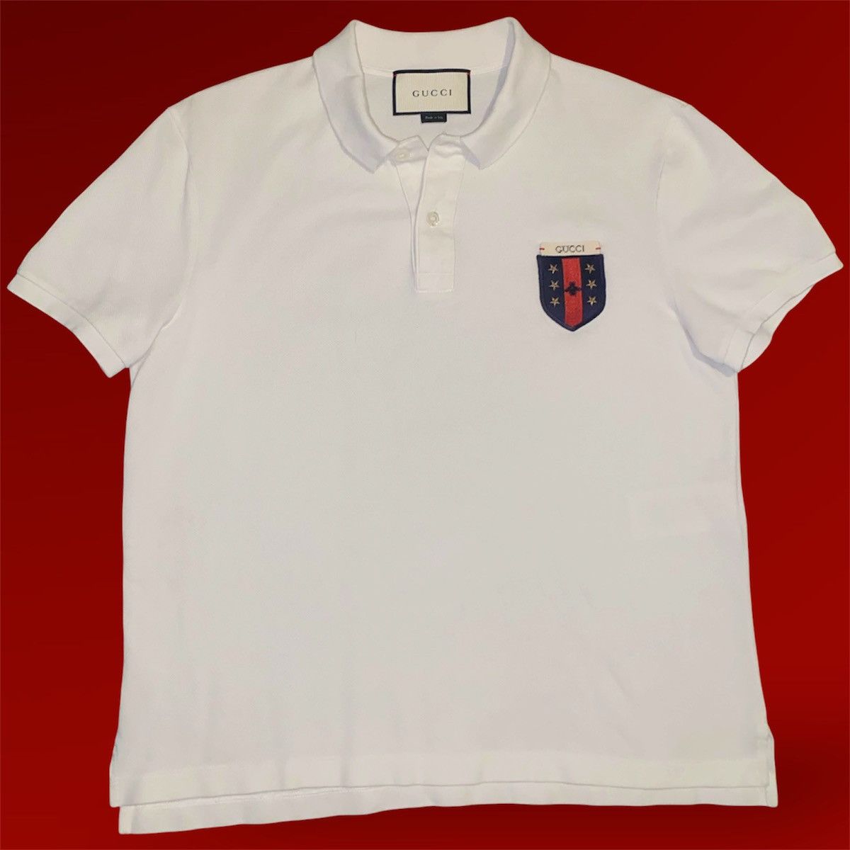 Gucci Gucci Crest Bee Shirt Size US M / EU 48-50 / 2 - 1 Thumbnail