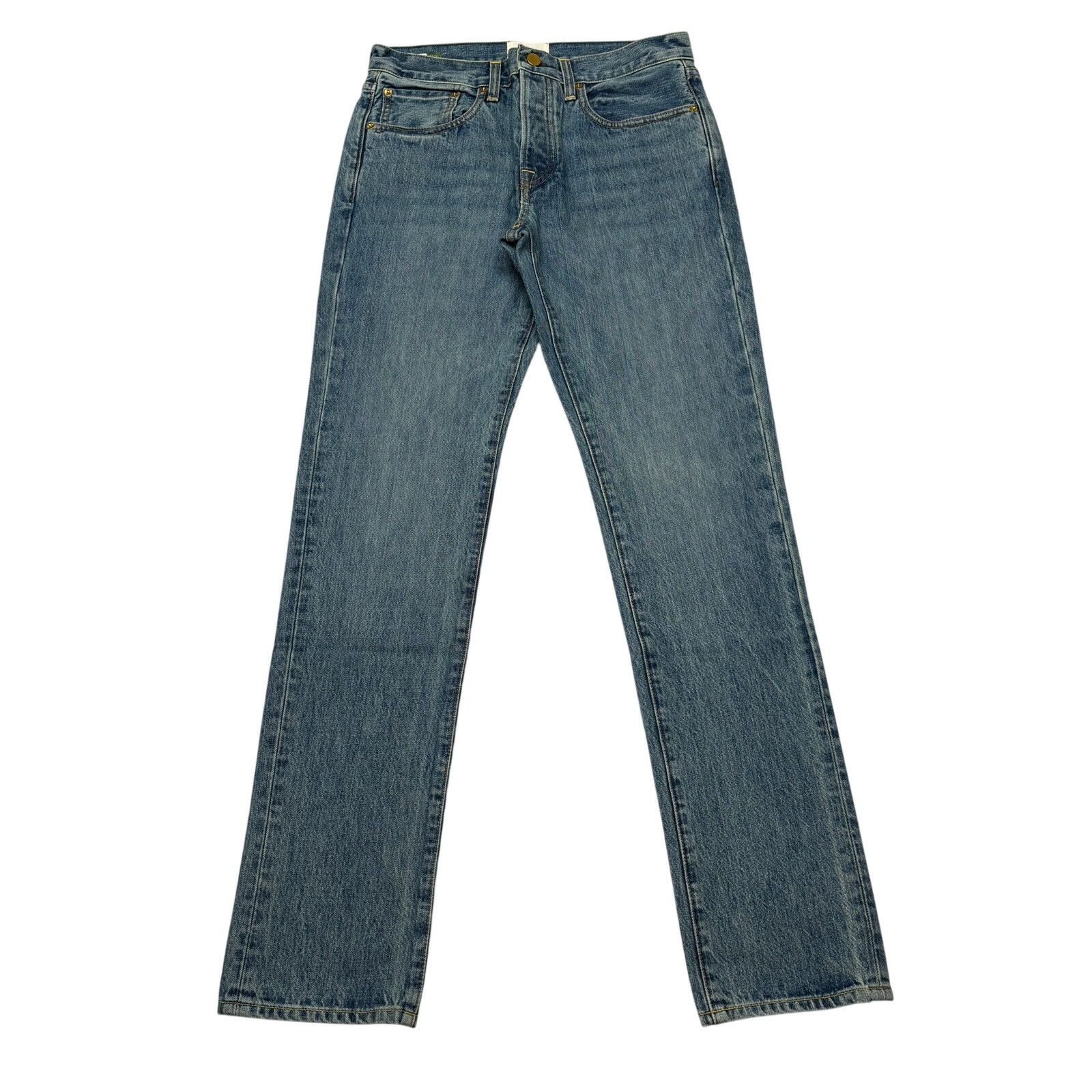 Sid Mashburn $185 Sid Mashburn Light Wash Denim 30x32 Slim Straight Jeans Size US 30 / EU 46 - 1 Thumbnail