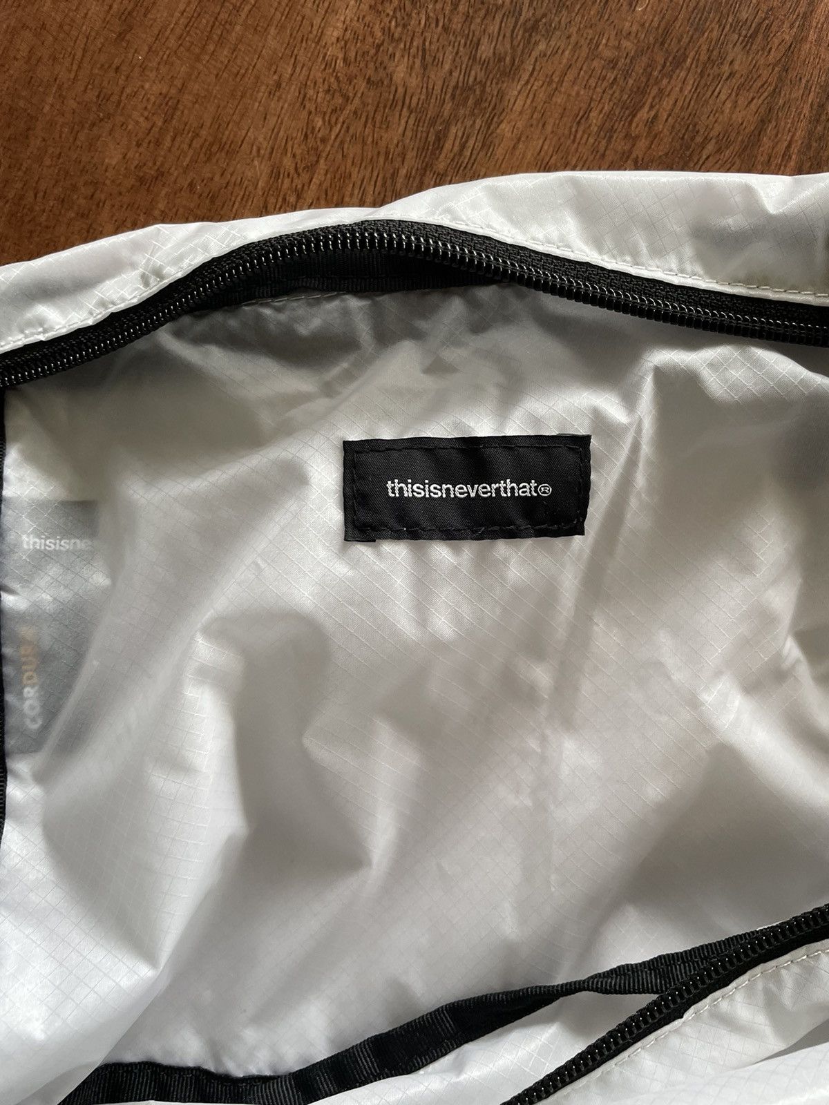 thisisneverthat Thisisneverthat transparent ripstop Cordura shoulder bag Size ONE SIZE - 5 Thumbnail