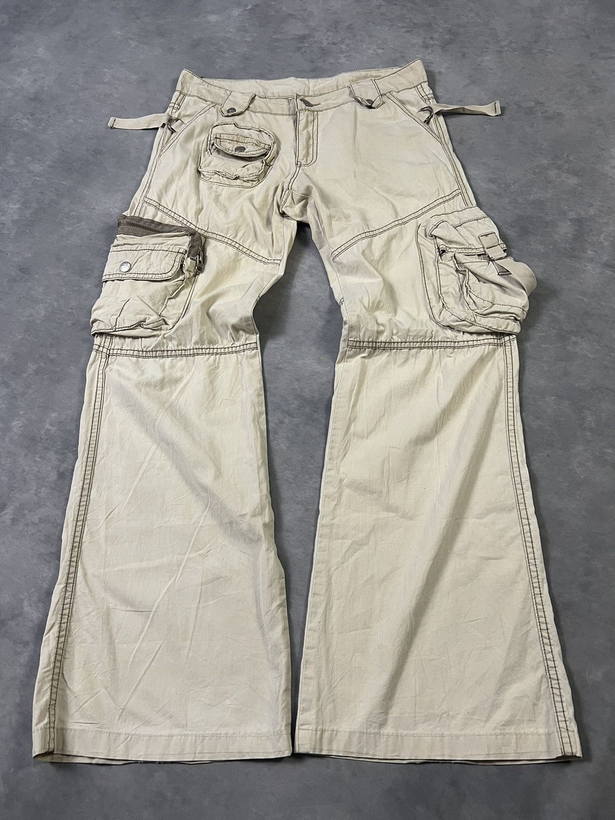 Kapital 2000s Japanese Hysteric GOA Vuja Flare Cargo y2k Lgb Ifsix Size US 29 - 1 Thumbnail
