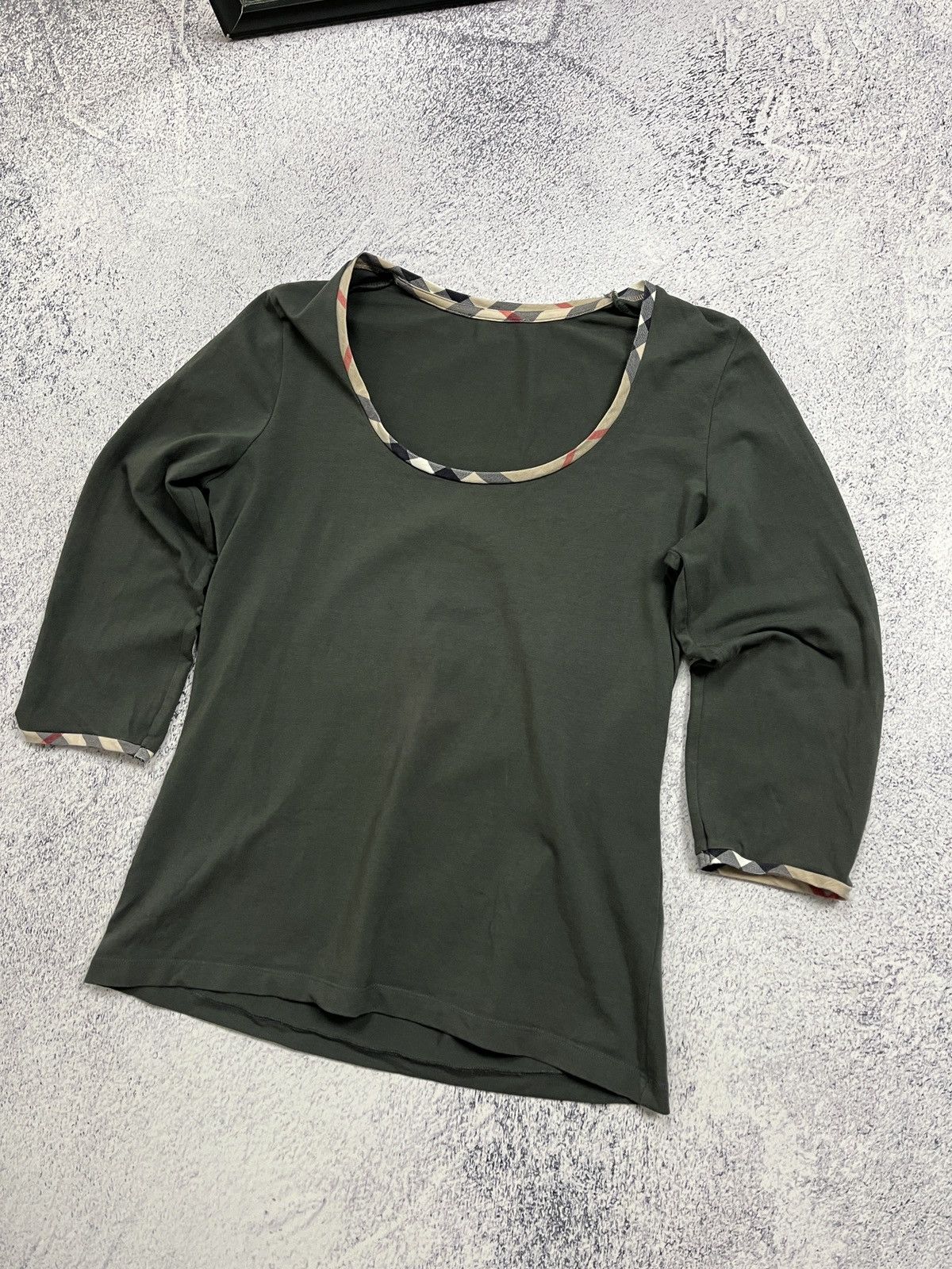 Burberry Burberry London Nova Check Women’s Blouse Shirt Longsleeve Size L / US 10 / IT 46 - 4 Thumbnail