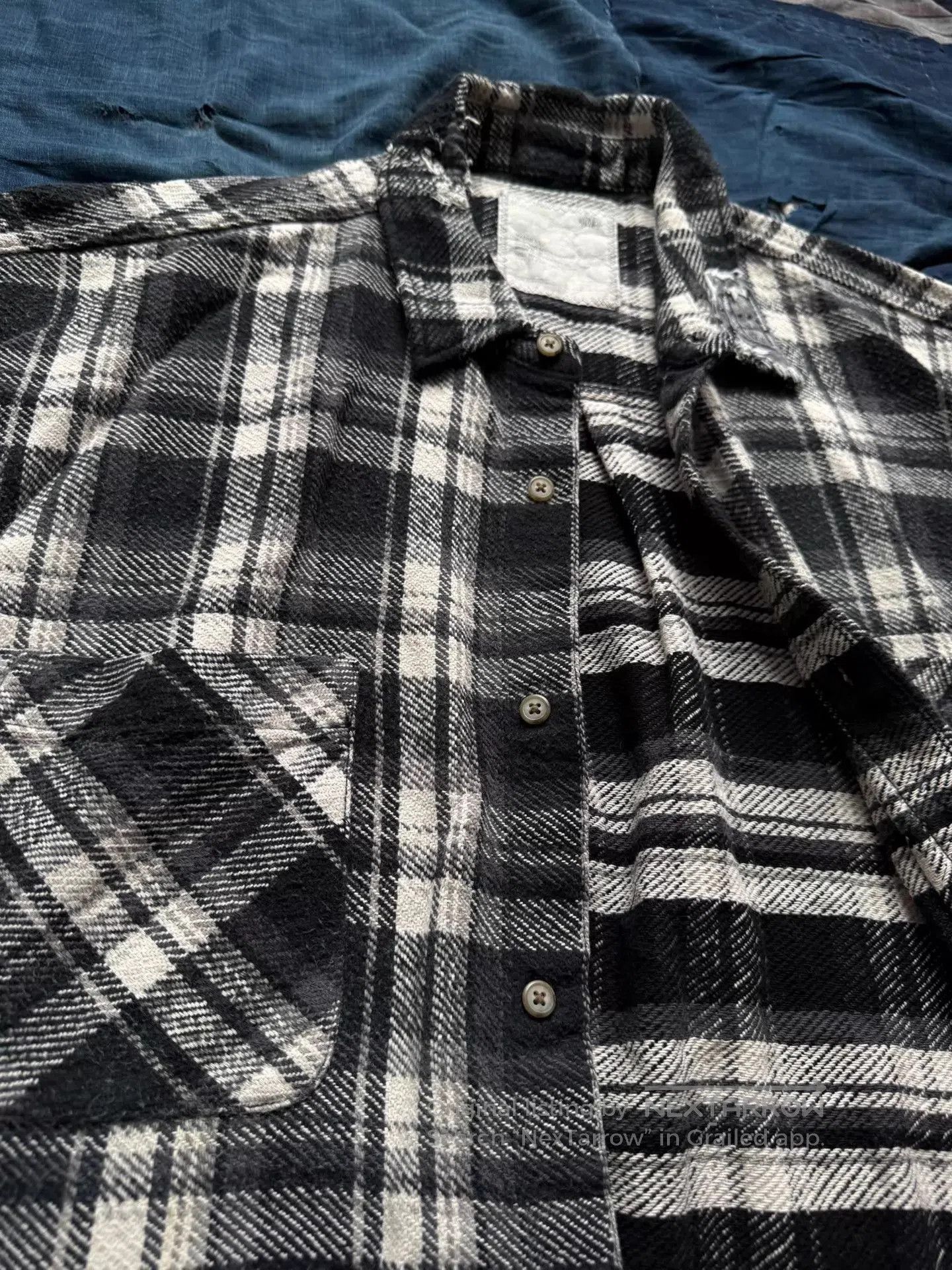 Madness Plaid Long Sleeve Button-Up Shirt. Size US L / EU 52-54 / 3 - 6 Thumbnail