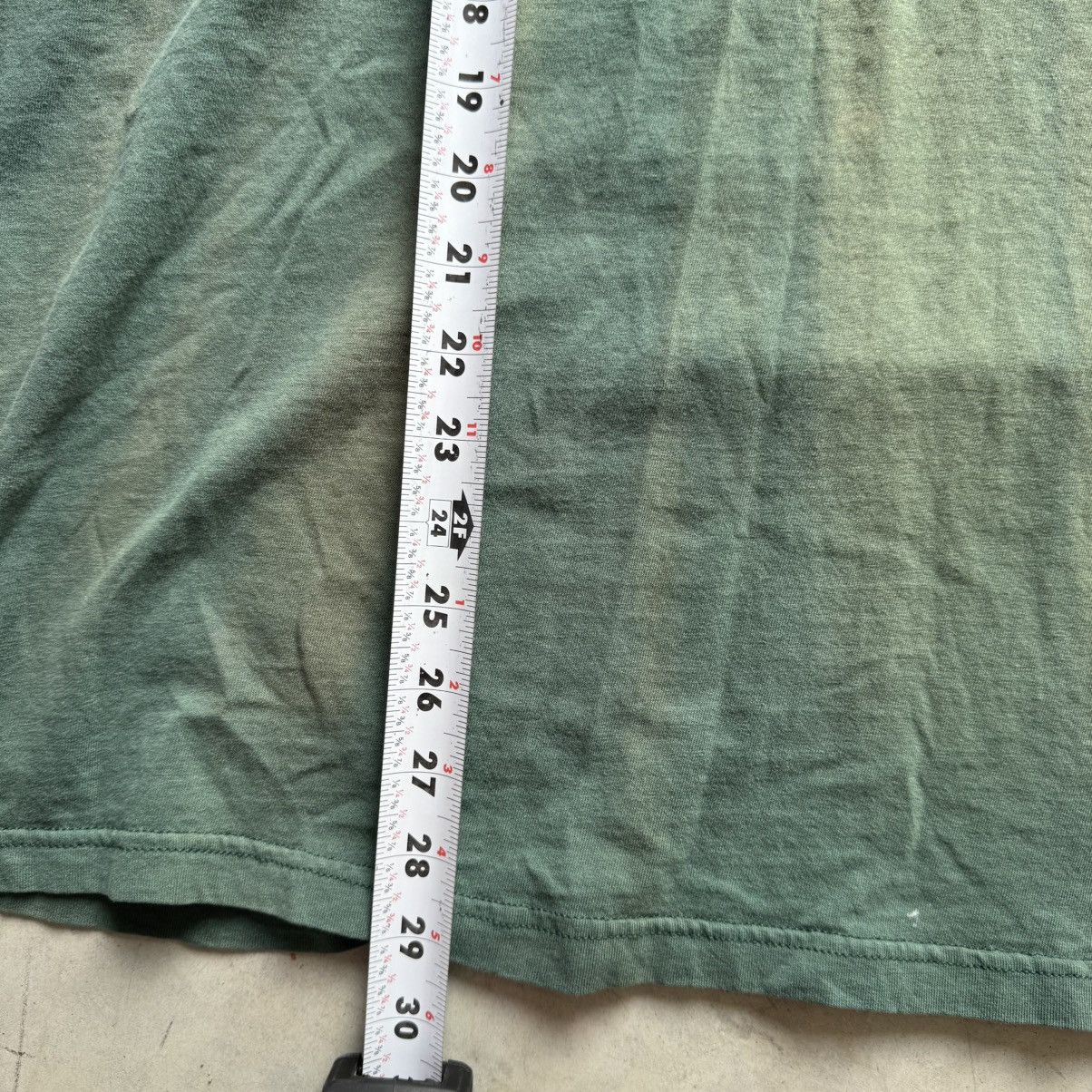 Vintage Faded Green Pocket Tee Size US L / EU 52-54 / 3 - 3 Thumbnail