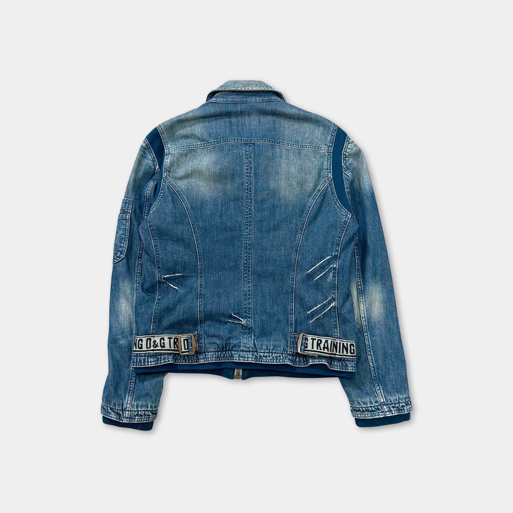 Dolce & Gabbana Dolce Gabbana Zipper Denim Jacket Size US L / EU 52-54 / 3 - 5 Thumbnail