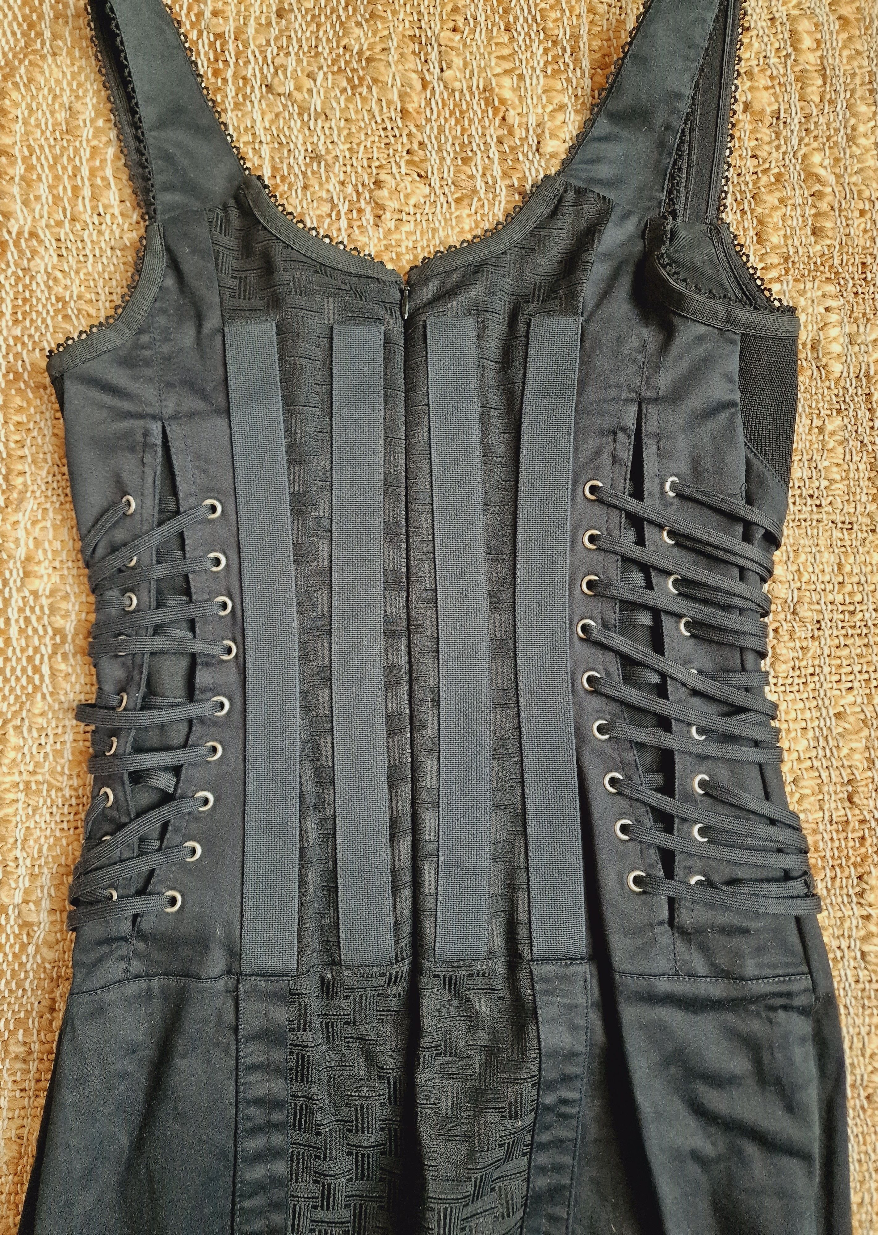 Dolce & Gabbana D&G Dolce Gabbana Bondage Corset Lace Up Bustier Strap Dress Size M / US 6-8 / IT 42-44 - 14 Thumbnail
