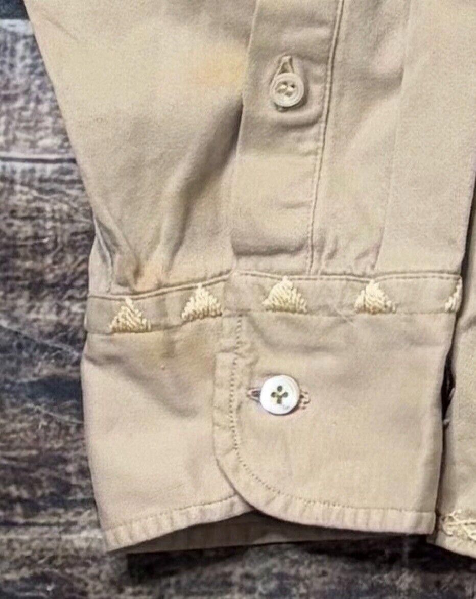 Jean Charles De Castelbajac Coast Shirt Mens Large Western Embroidered Button Down Italy Size US L / EU 52-54 / 3 - 9 Thumbnail
