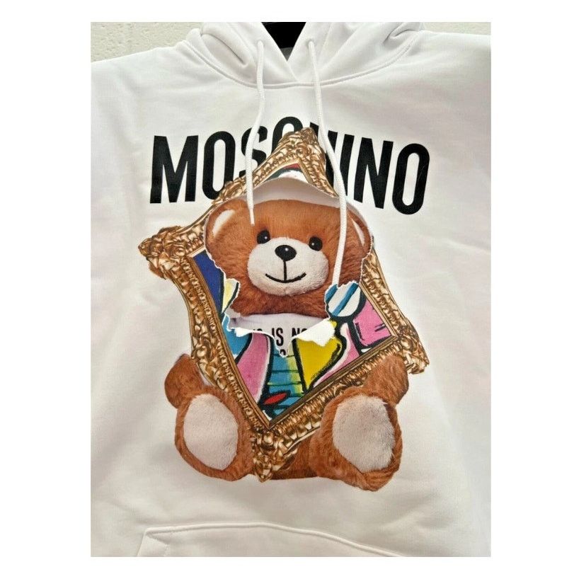 Moschino SS20 Moschino Couture Jeremy Scott Teddybear Painting Hoodie Size L / US 10 / IT 46 - 4 Thumbnail