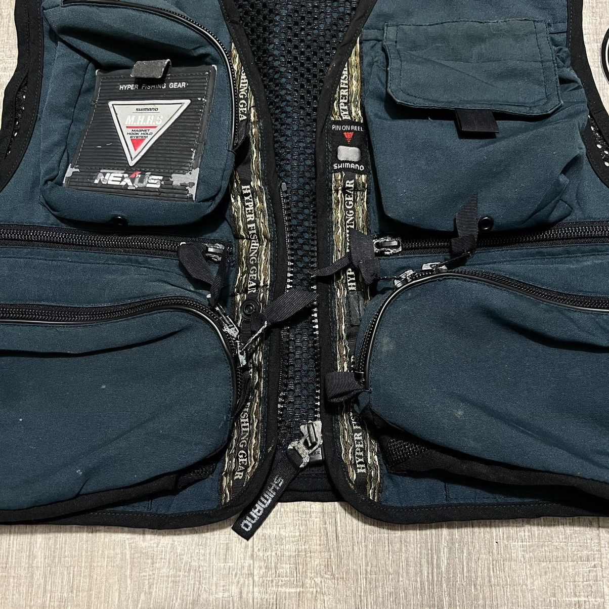 Japanese Brand × Vintage Vintage shimano fishing gear nexus vest Size US M / EU 48-50 / 2 - 4 Thumbnail