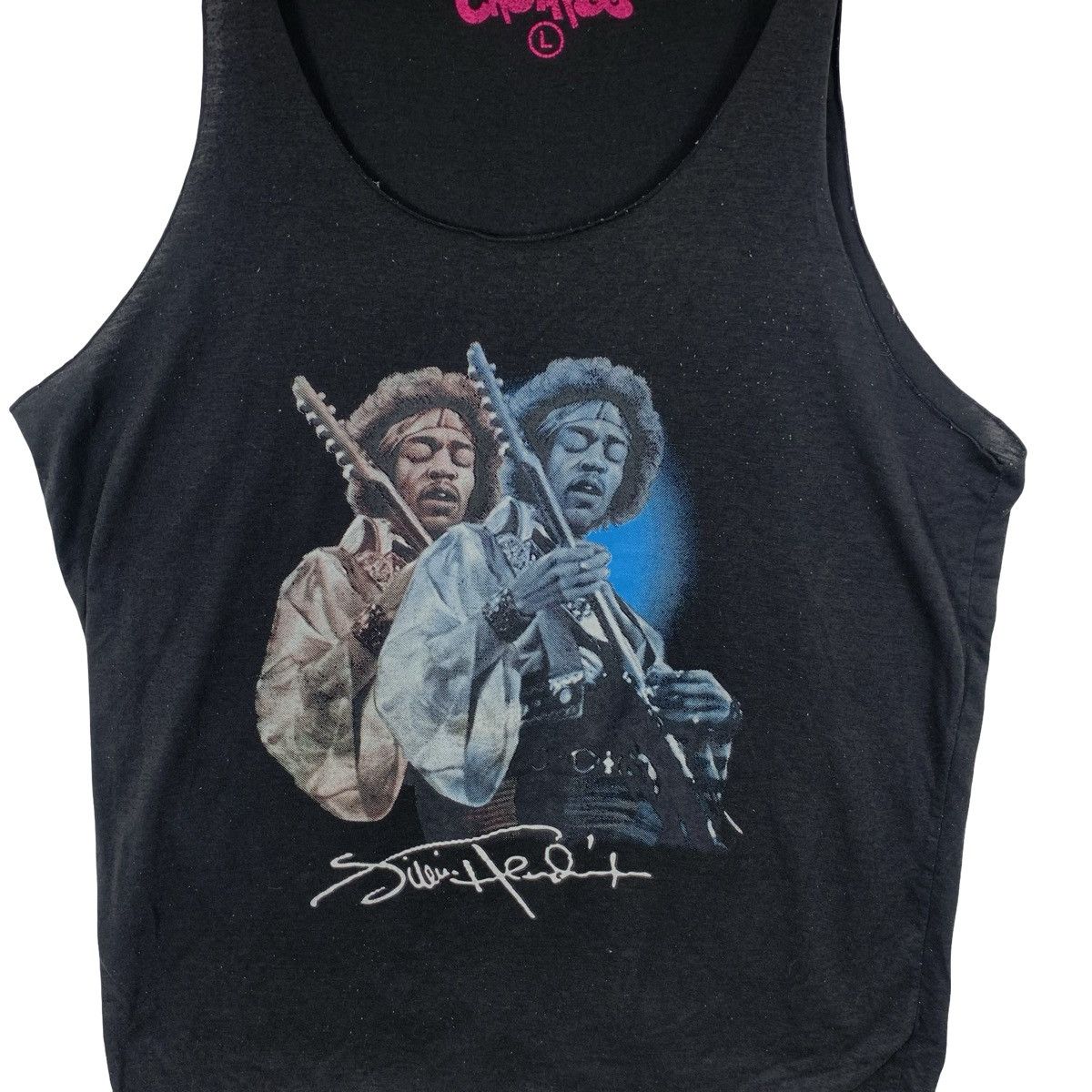 Band Tees CHOMPOO Jimi Hendrix Legendary Guittarist Tee Shirt Tank top Size US L / EU 52-54 / 3 - 5 Thumbnail