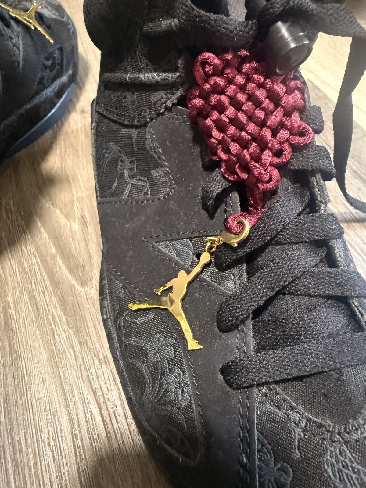 Jordan Brand × Nike Nike Air Jordan 6 Retro CNY Chinese New Year Black Sz 7.5 Size US 6 / EU 39 - 6 Thumbnail