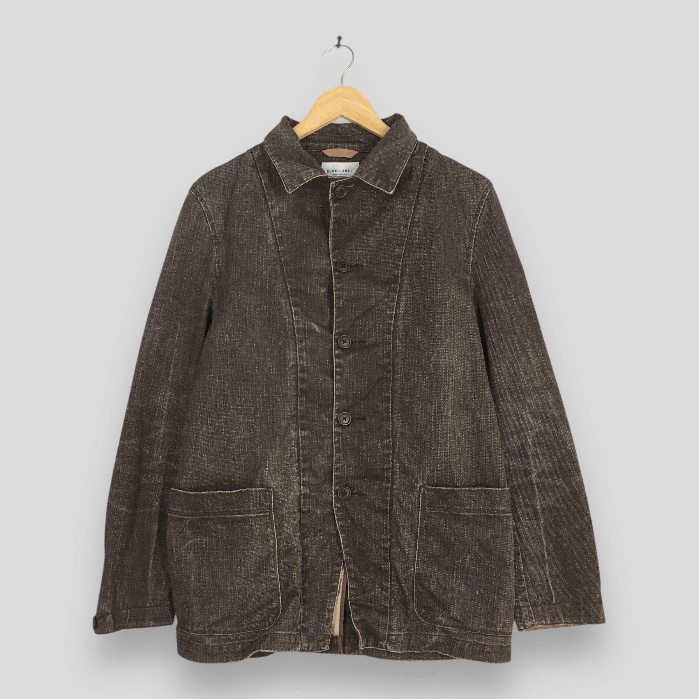 United Arrows Vintage 1990s United Arrows Denim Workers Button Jacket M Size US M / EU 48-50 / 2 - 1 Thumbnail