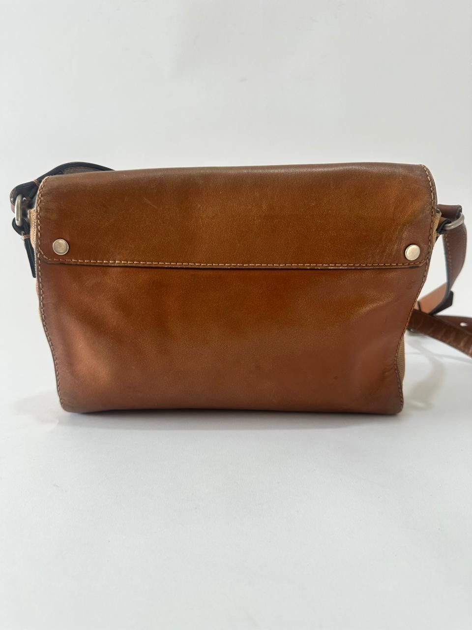 Burberry BURBERRY Mega Check Grainy Calfskin Small Gowan MessengerBag Size ONE SIZE - 2 Thumbnail