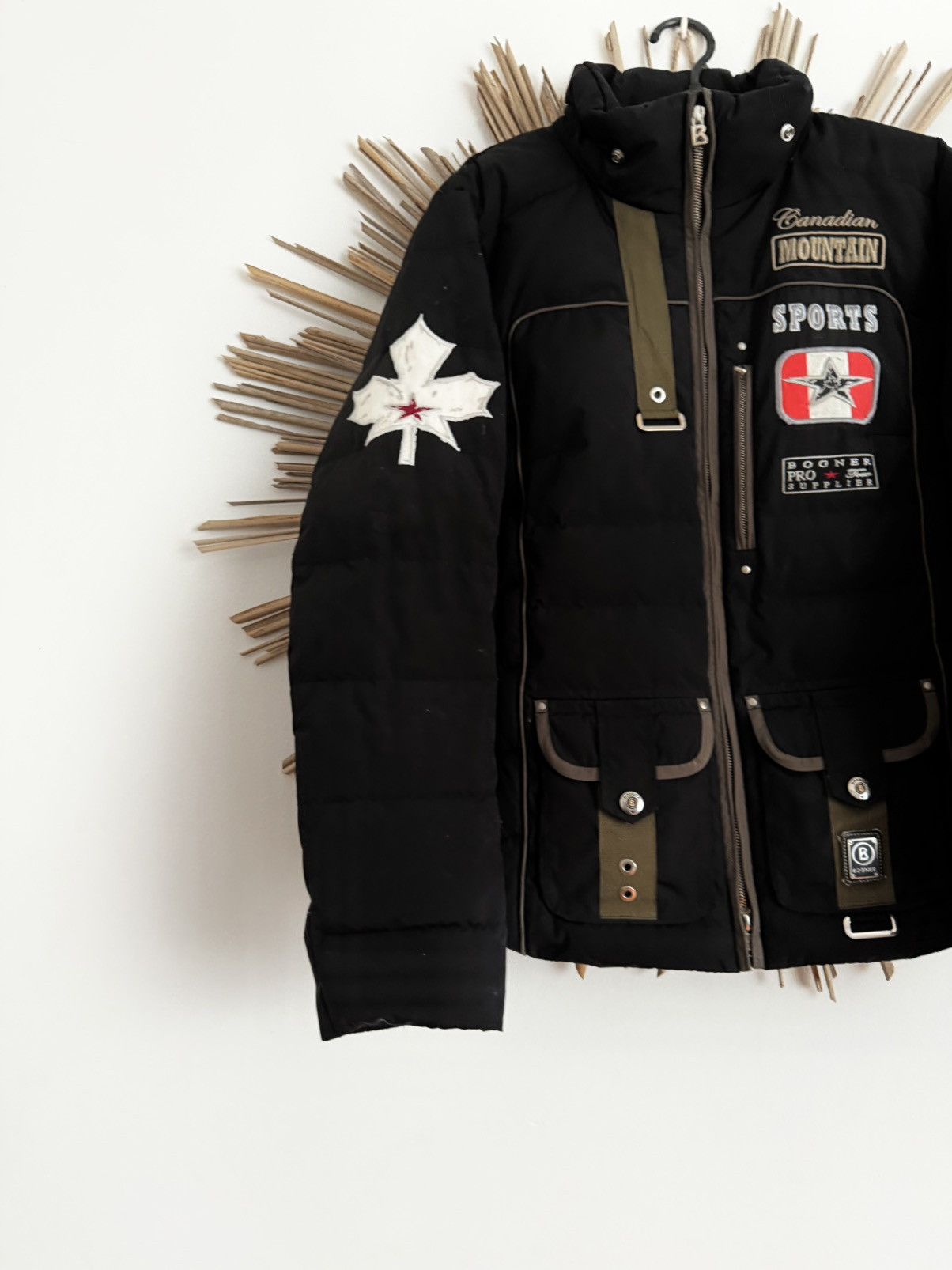 Bogner Bogner Canada Mountain Sports Reflective Ski Bomber Jacket Size US L / EU 52-54 / 3 - 4 Thumbnail
