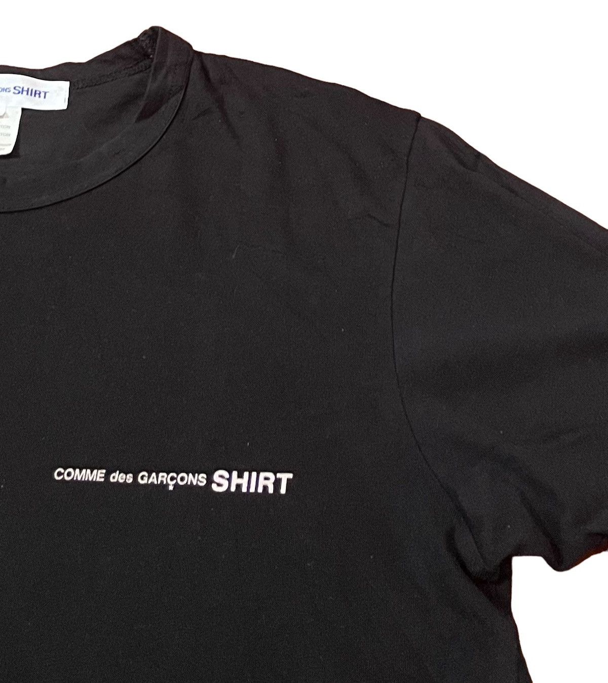 Comme des Garcons *FINAL DROP* Cdg shirt logo black tee Size US M / EU 48-50 / 2 - 2 Thumbnail