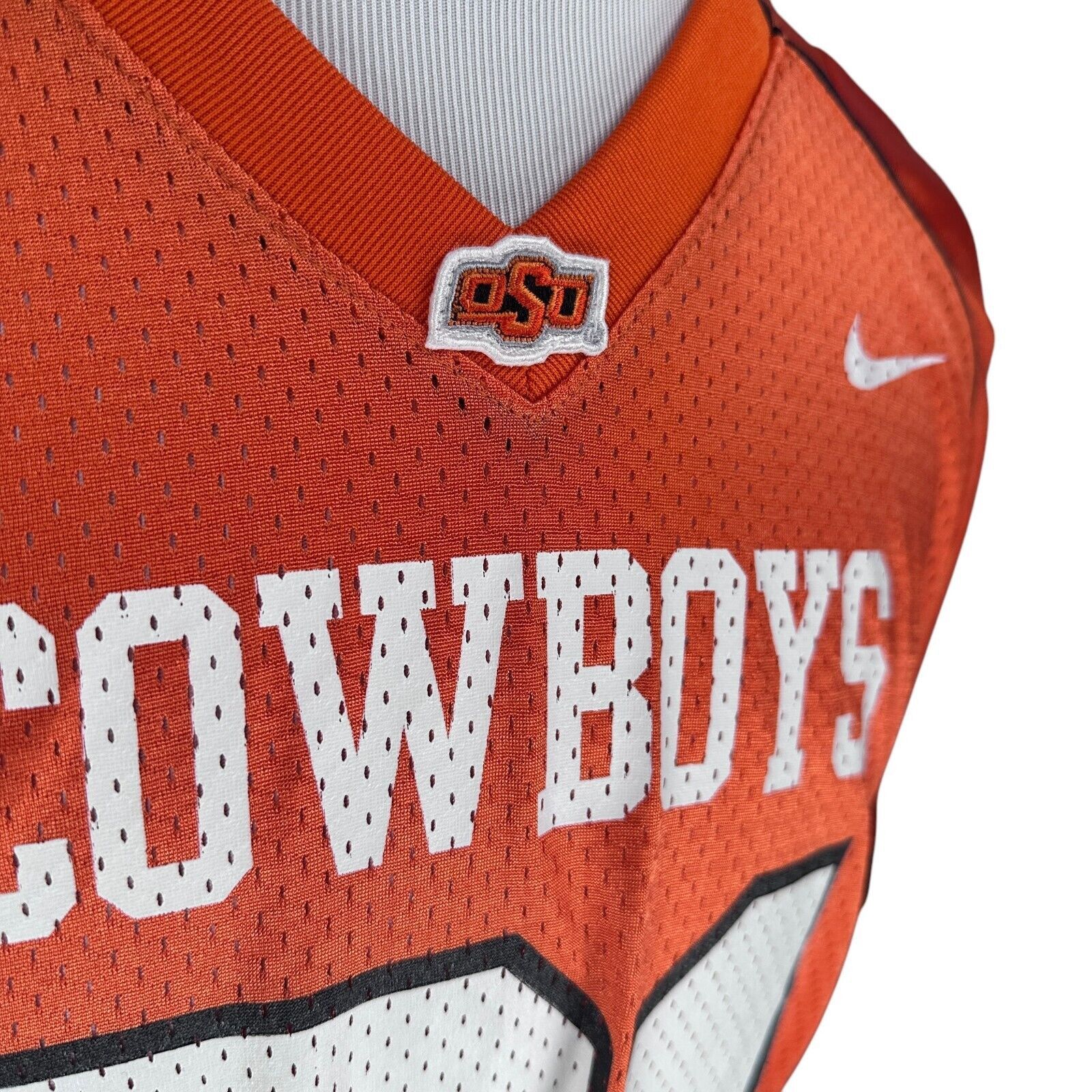 Nike Vintage Nike Oklahoma State #81 Football Jersey Men L Orange Size US L / EU 52-54 / 3 - 2 Thumbnail