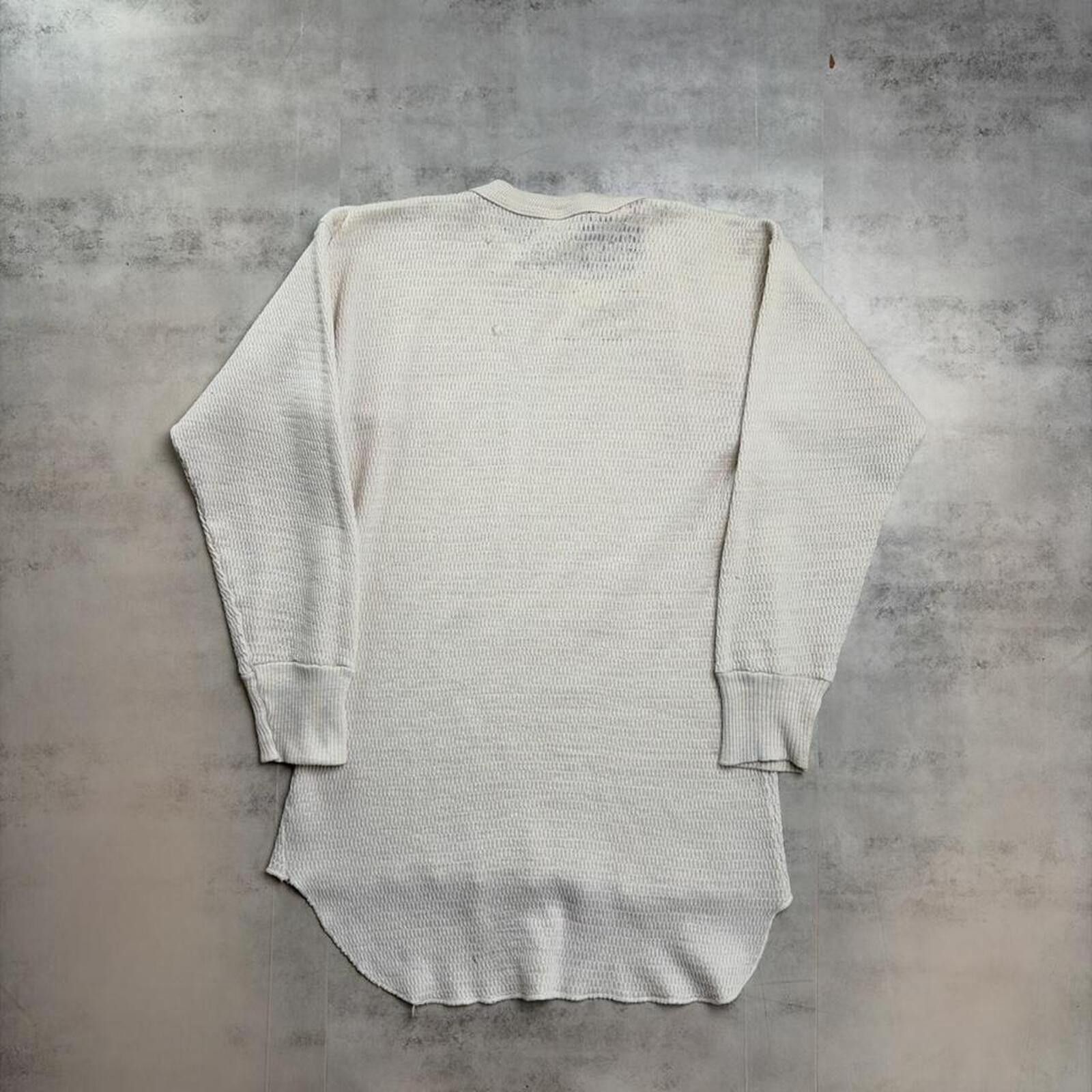 Hanes Vintage 70’s Hanes Long Sleeve Waffle Knit Thermal Shirt Size US M / EU 48-50 / 2 - 7 Thumbnail