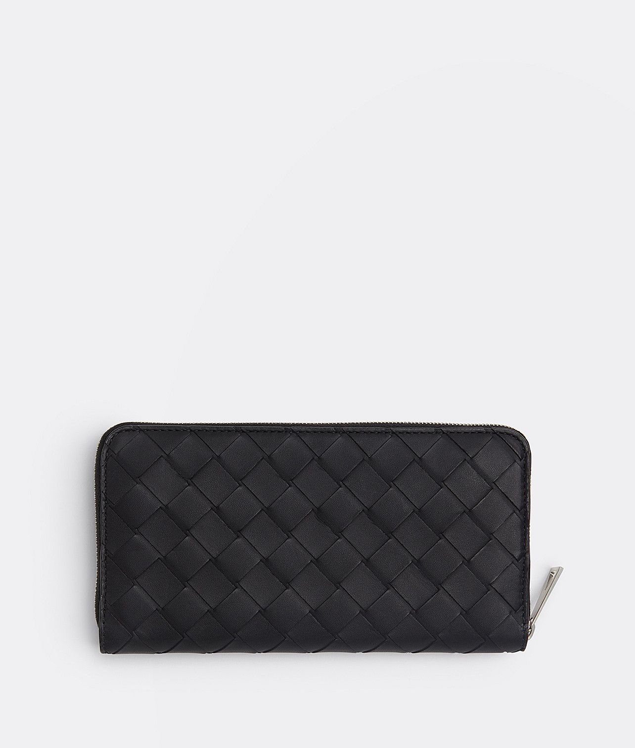 Bottega Veneta o1n1vont1124 Size: OS / Intrecciato Long Wallet Black/Blue Size ONE SIZE - 2 Thumbnail