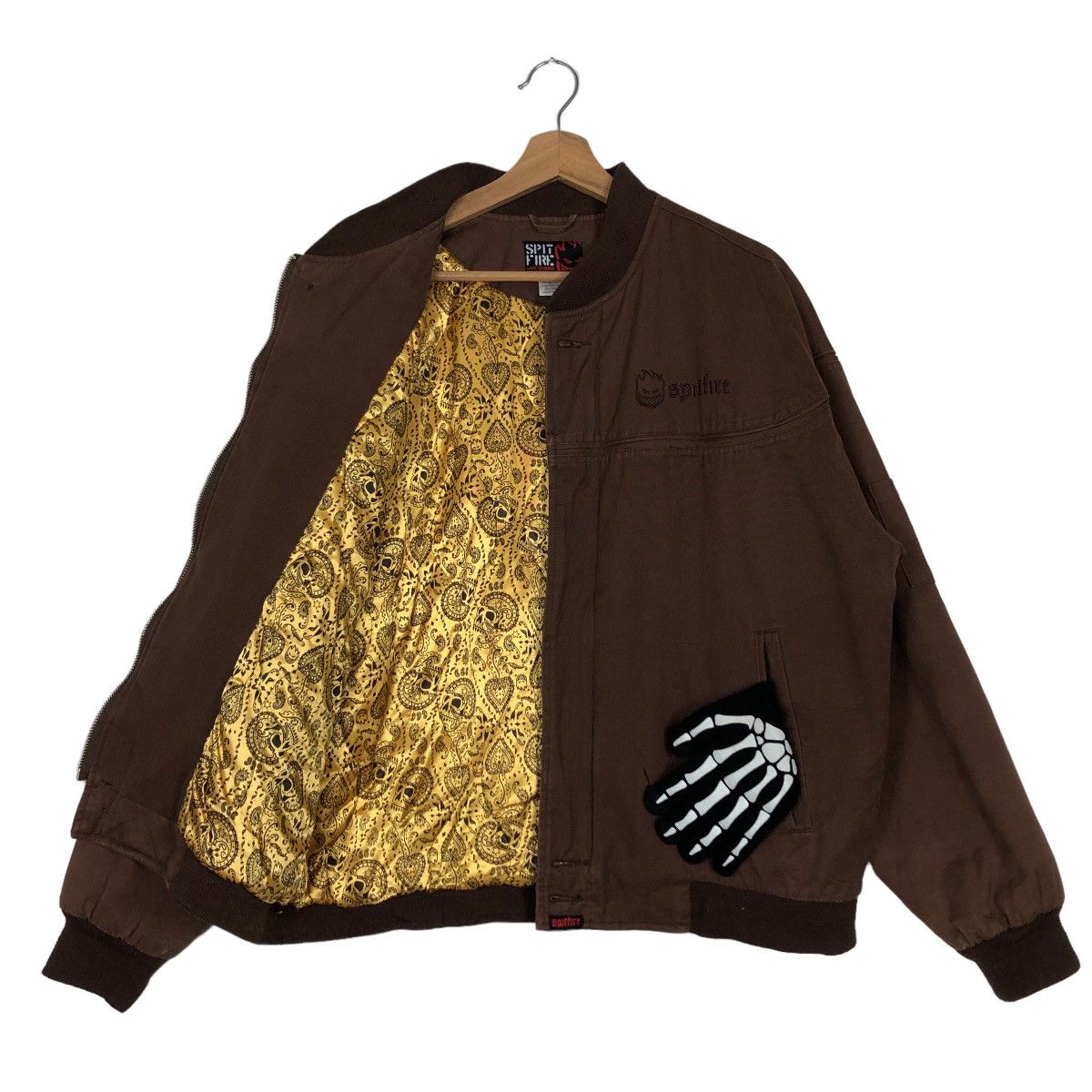 Hysteric Glamour 🔥Spit Fire Bomber Jacket Bondage Full Print Lining Size US M / EU 48-50 / 2 - 9 Thumbnail