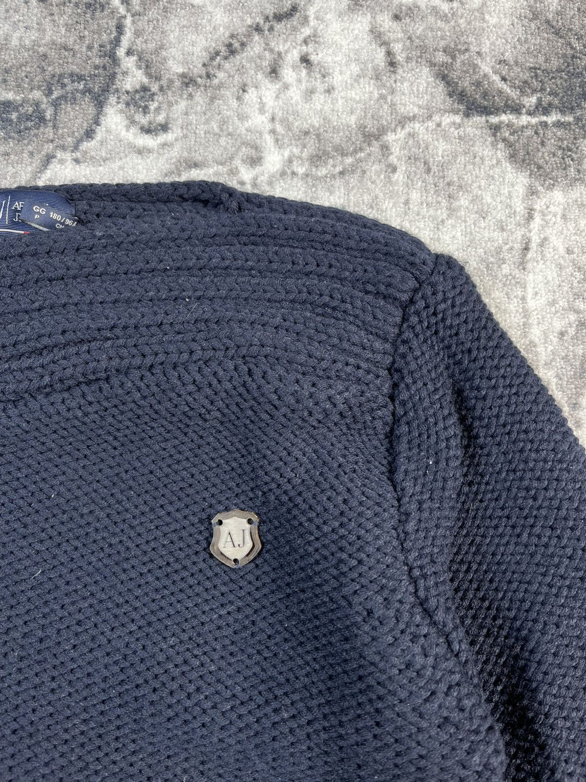 Armani Armani Jeans Textured Knit Sweater Size US XL / EU 56 / 4 - 4 Thumbnail