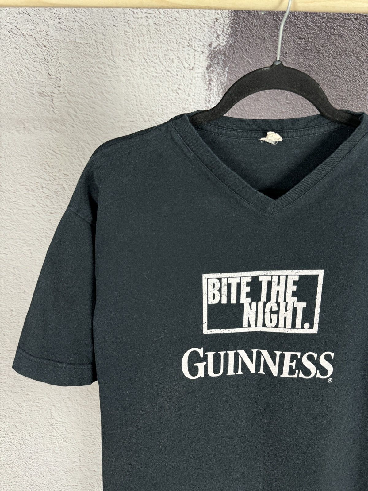 Vintage Guinness vintage Bite The Night double side tee shirt jts Size US M / EU 48-50 / 2 - 4 Thumbnail