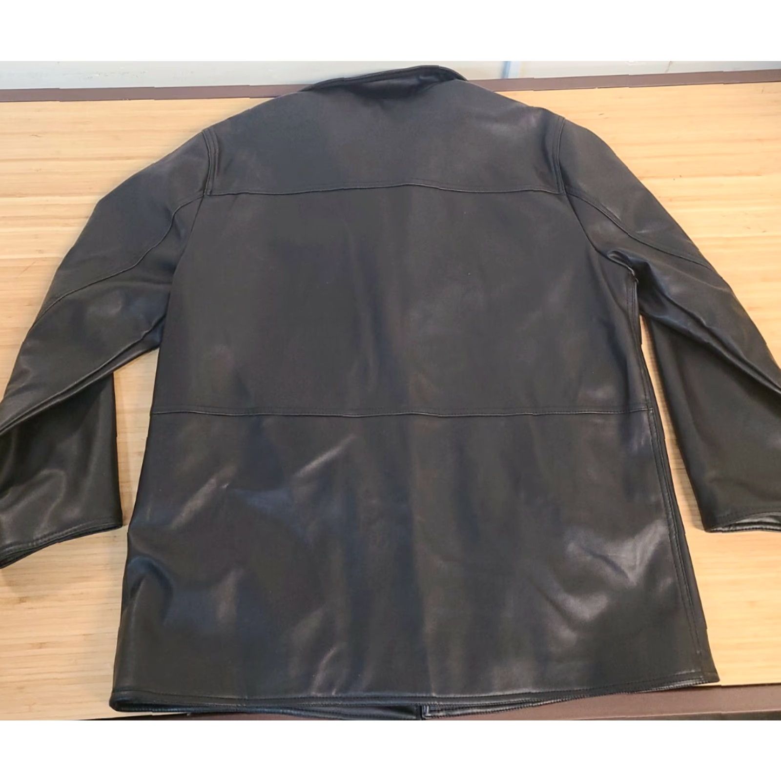 Vintage A Collezioni Luxury Men's XXL Black Faux Leather Jacket Casual Workwear Winter Size US XXL / EU 58 / 5 - 7 Thumbnail