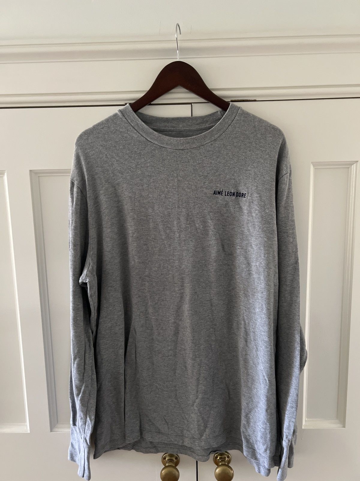 Aime Leon Dore Logo L/S Tee Size US XL / EU 56 / 4 - 1 Thumbnail